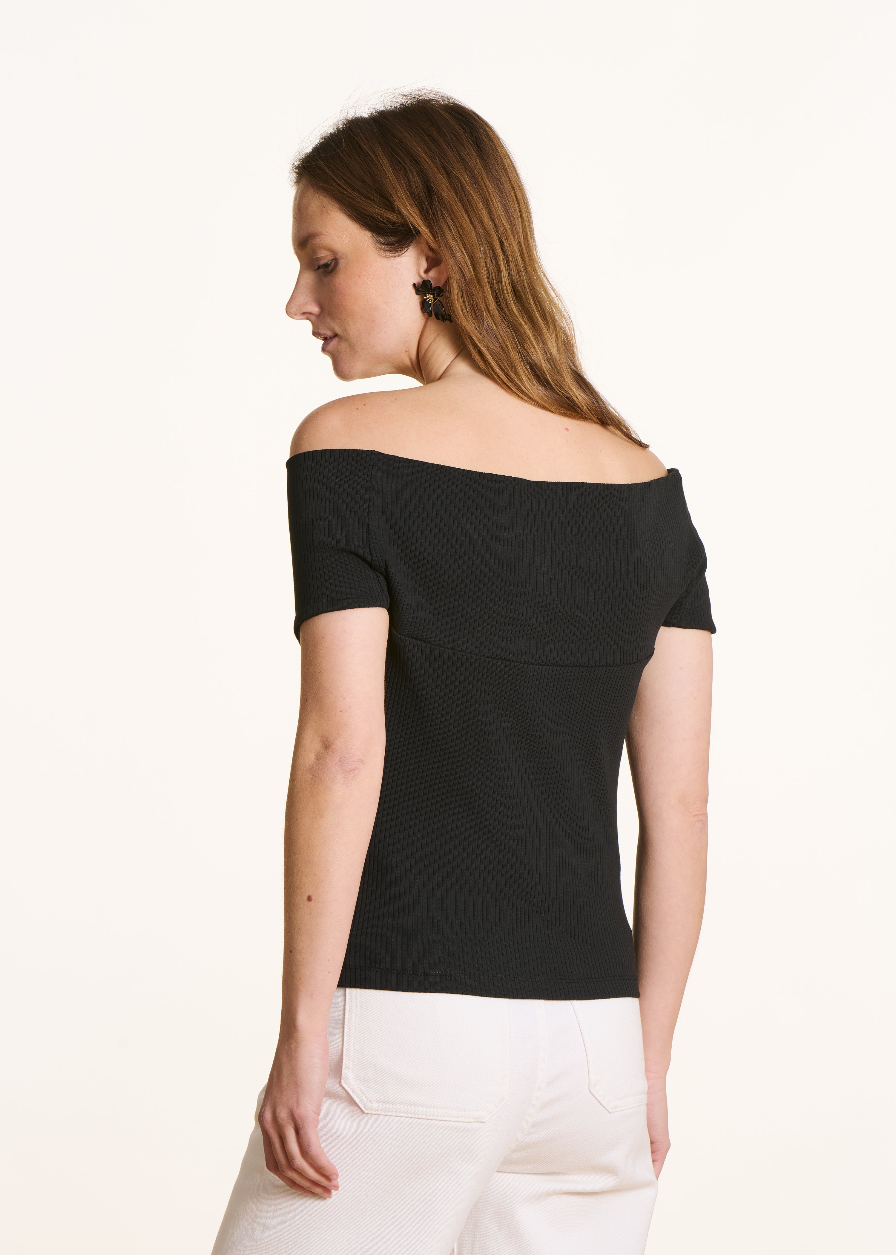 la-f-e-marabout-e-fanesa-top-schwarz-bio-baumwolle-bardot image 3