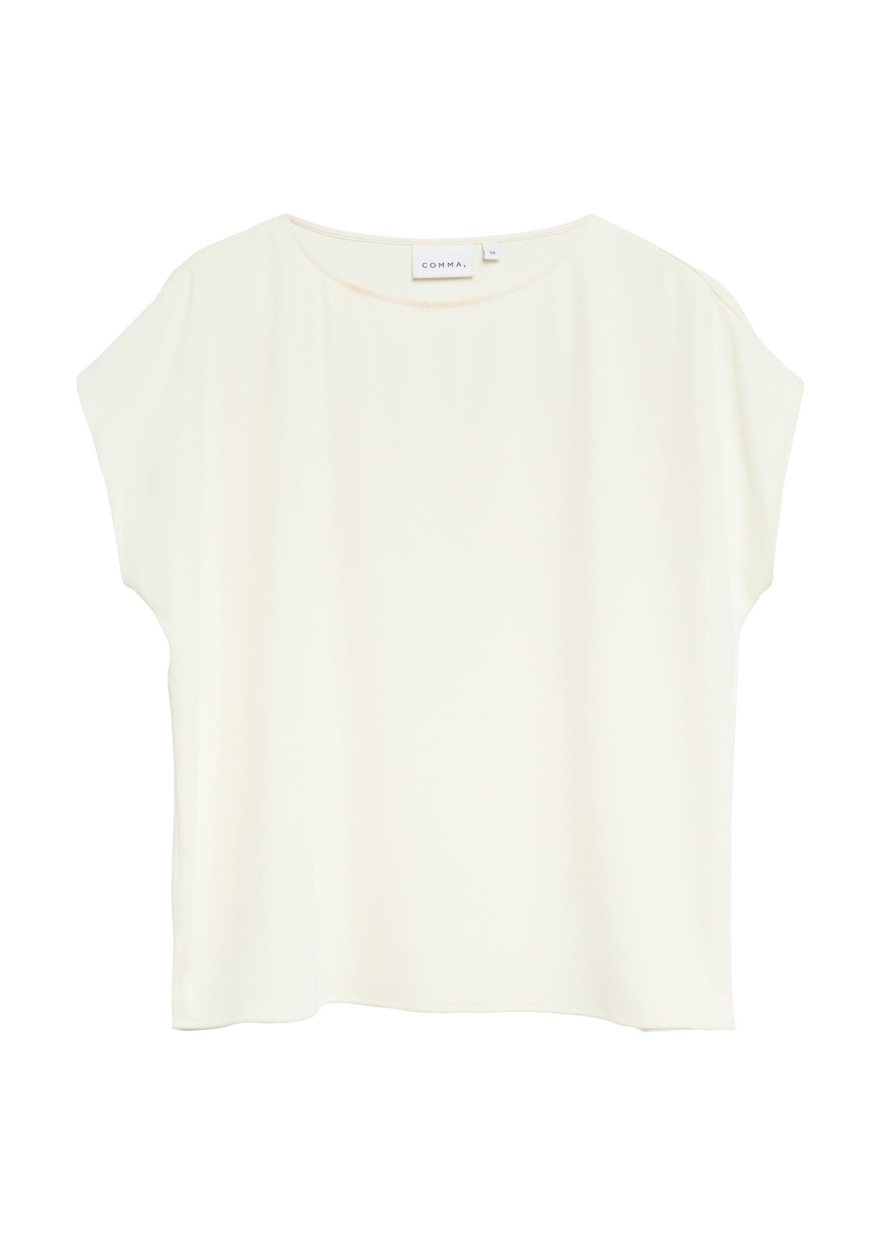 comma-blouses-bluse-kurzarm-rundhals-sommerbluse image 4