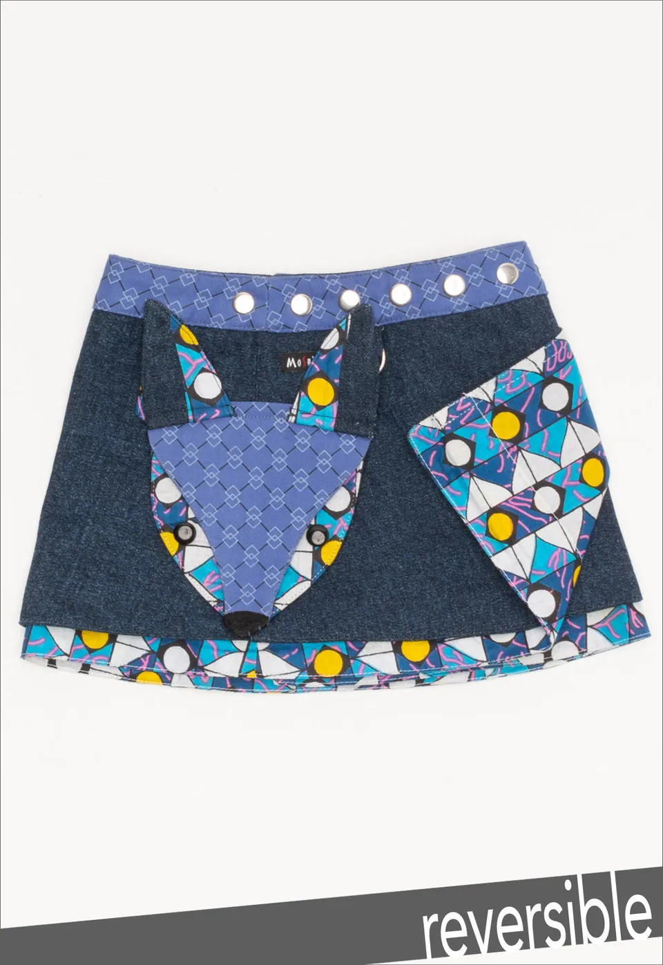 moshiki-hot-cookie-kids-2-wickelrock-foxy-24cm-denim image 1