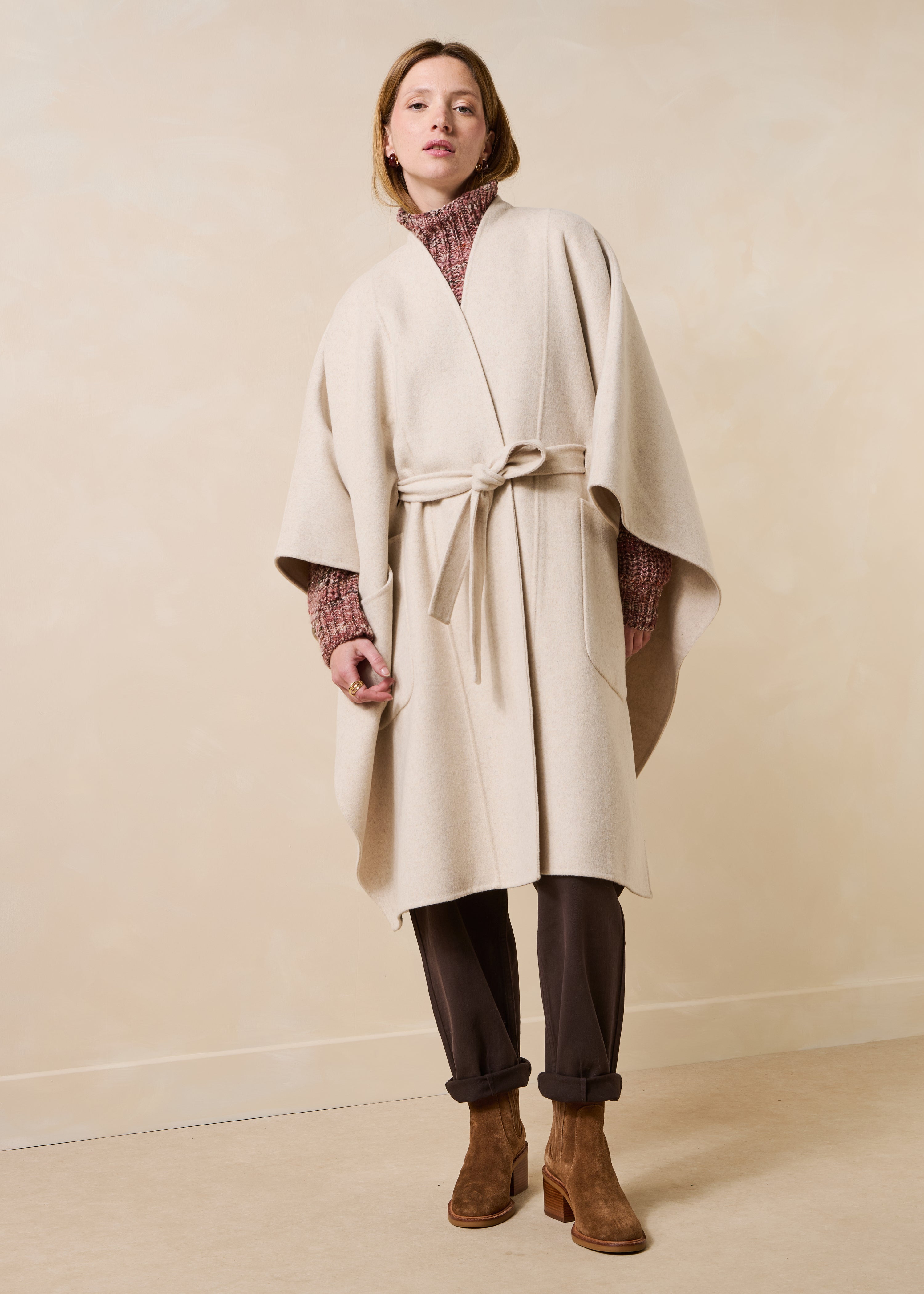 la-f-e-marabout-e-glamour-cape-mantel-ecru-tu image 2