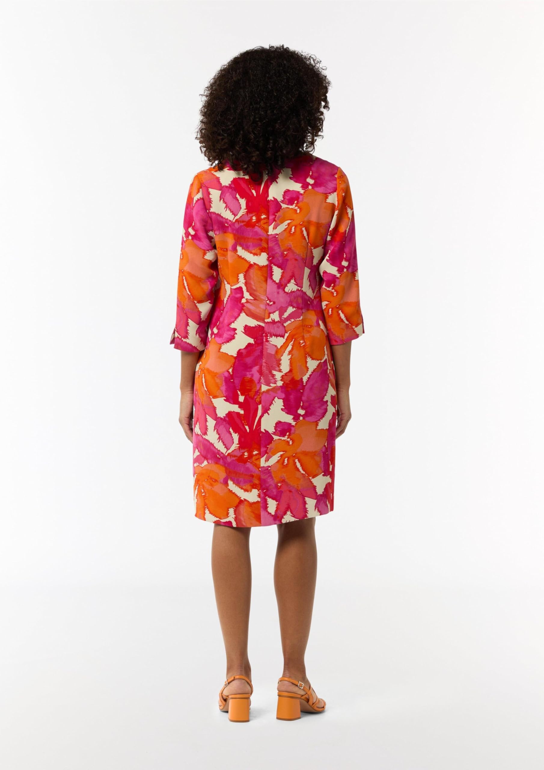 comma-cr-pe-kleid-damen-gr-40-koralle-allover image 6