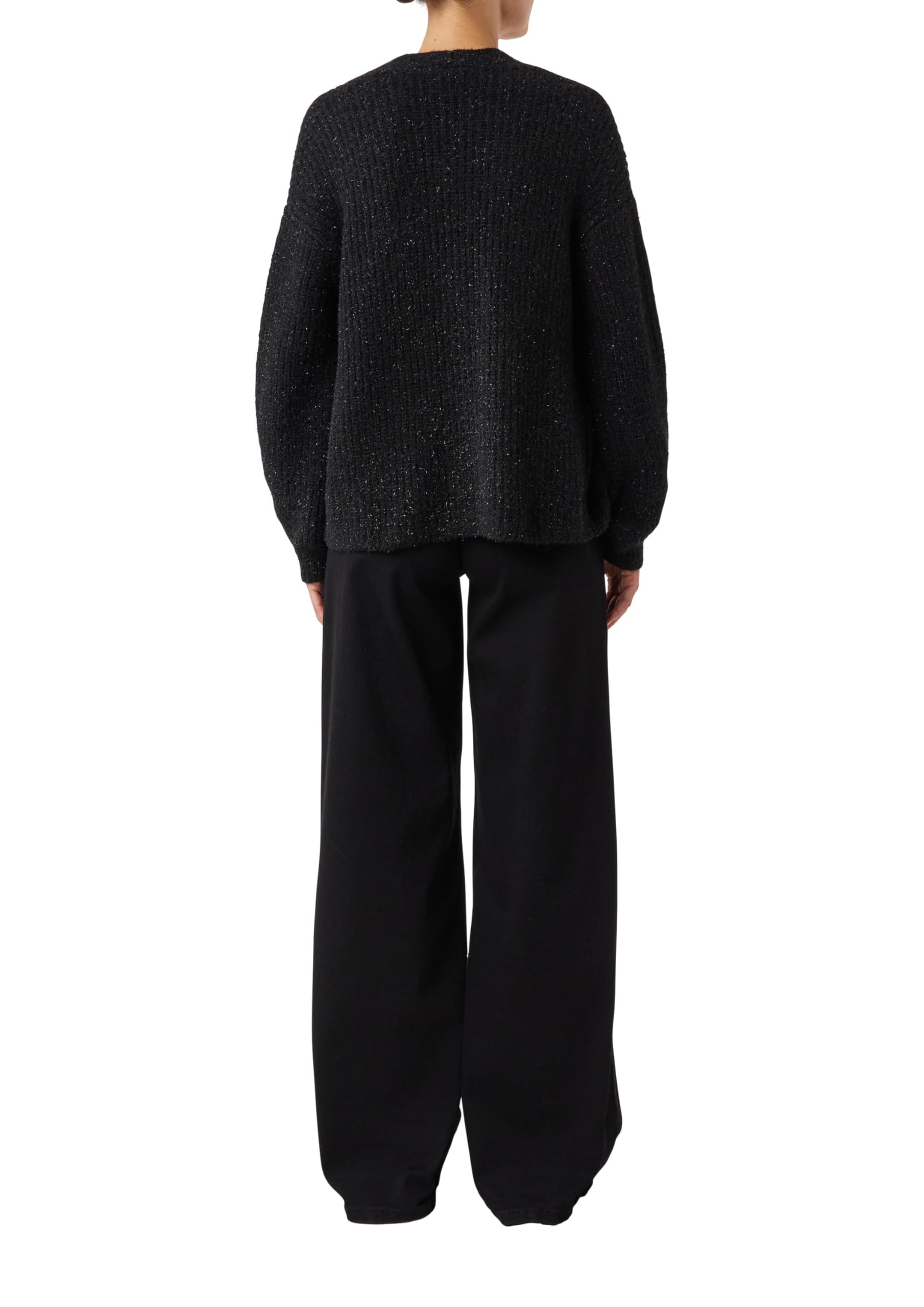 comma-strickcardigan-gr-42-mit-glitzergarn-knopf image 2