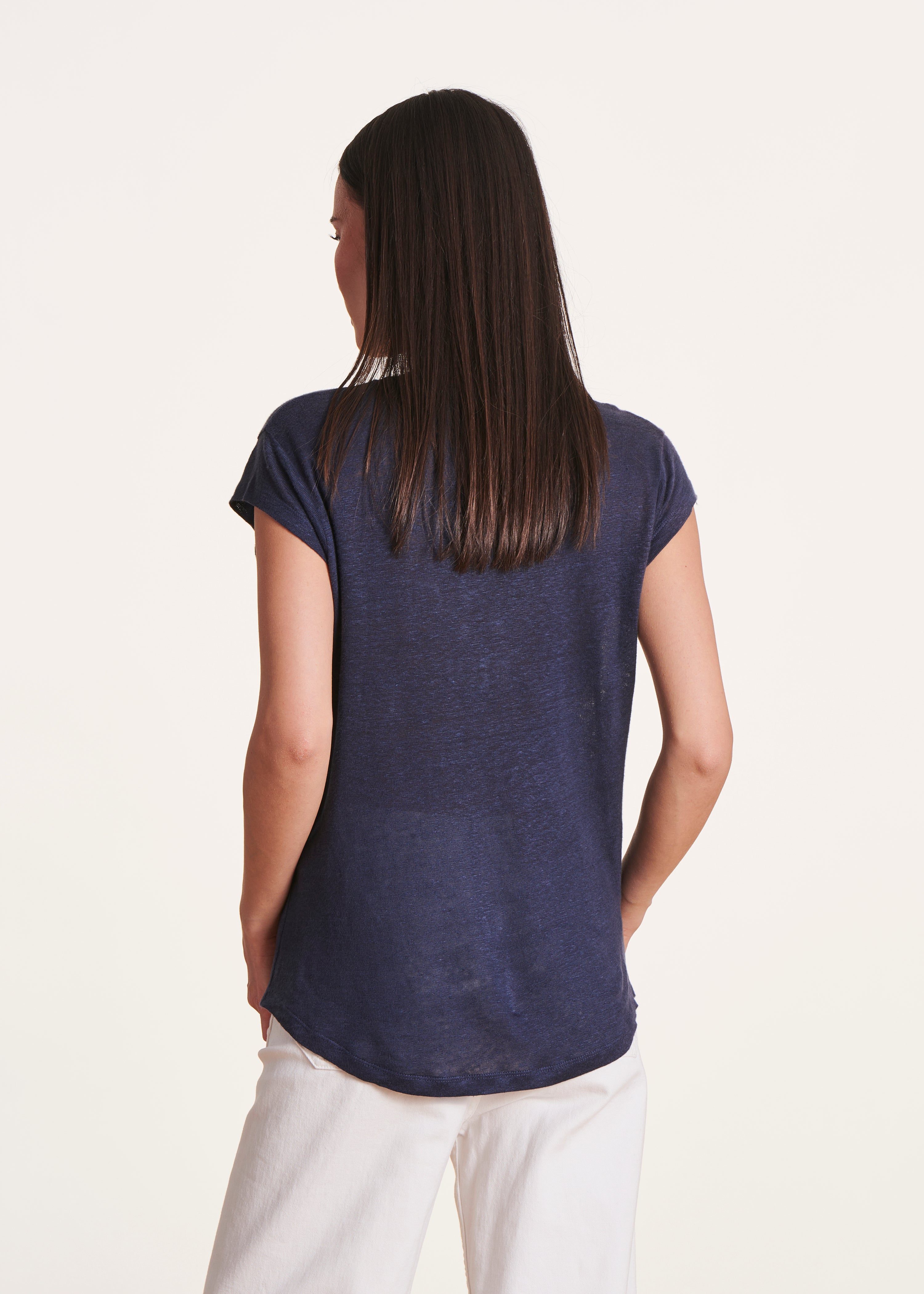 la-f-e-marabout-e-davia-t-shirt-marine-gr-s-leinen image 3