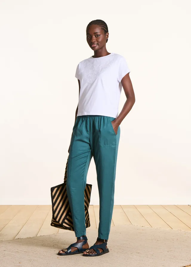 la-f-e-marabout-e-damilo-stoffhose-petrol-gr-34 image 1