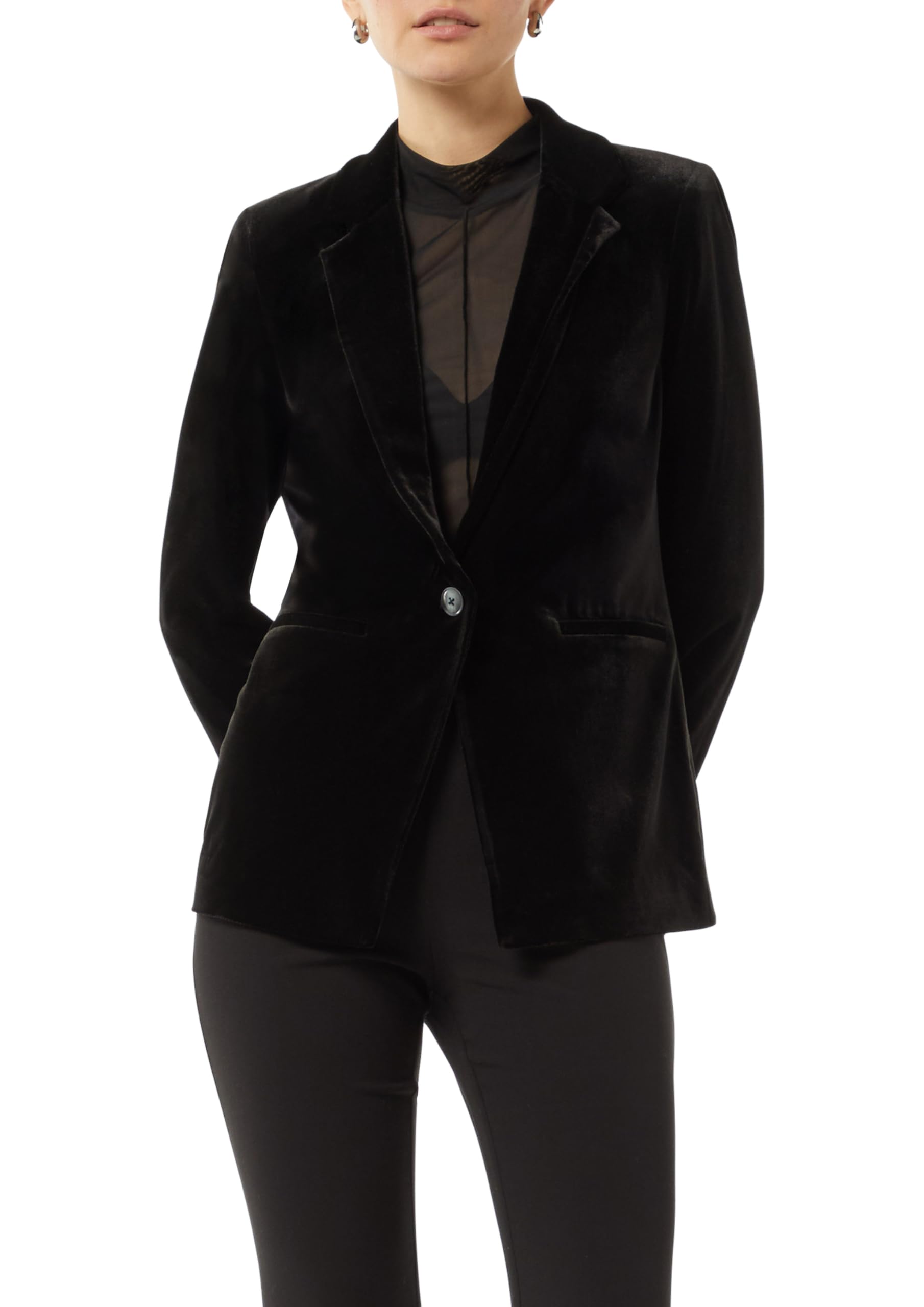 comma-2157968-samt-blazer-schwarz-gr-40 image 1