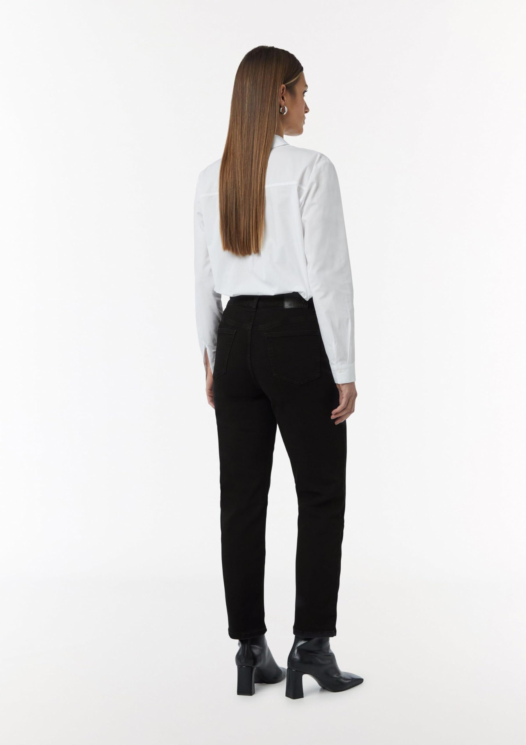 comma-ankle-jeans-flared-leg-schwarz image 7