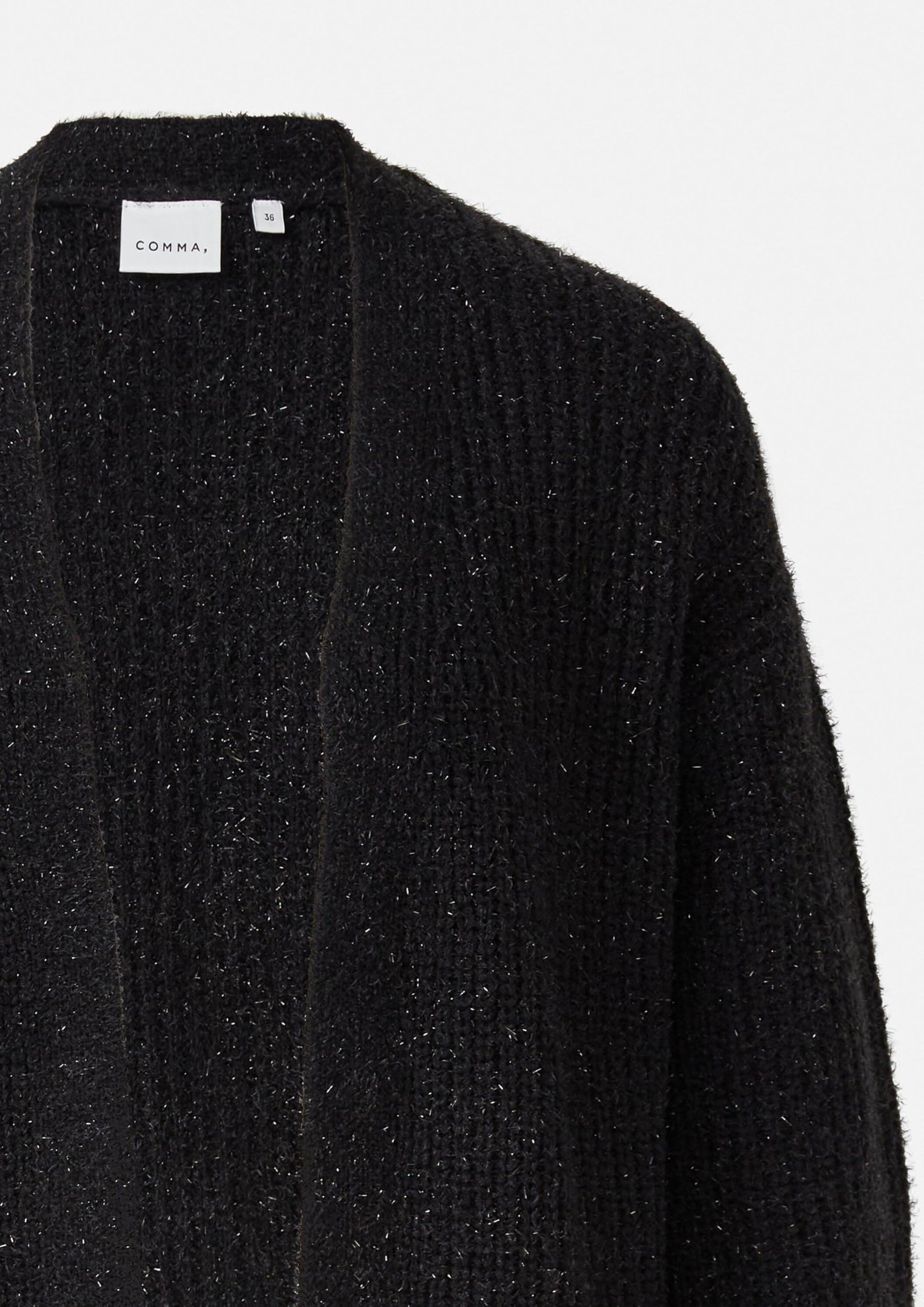 comma-strickcardigan-gr-42-mit-glitzergarn-knopf image 5