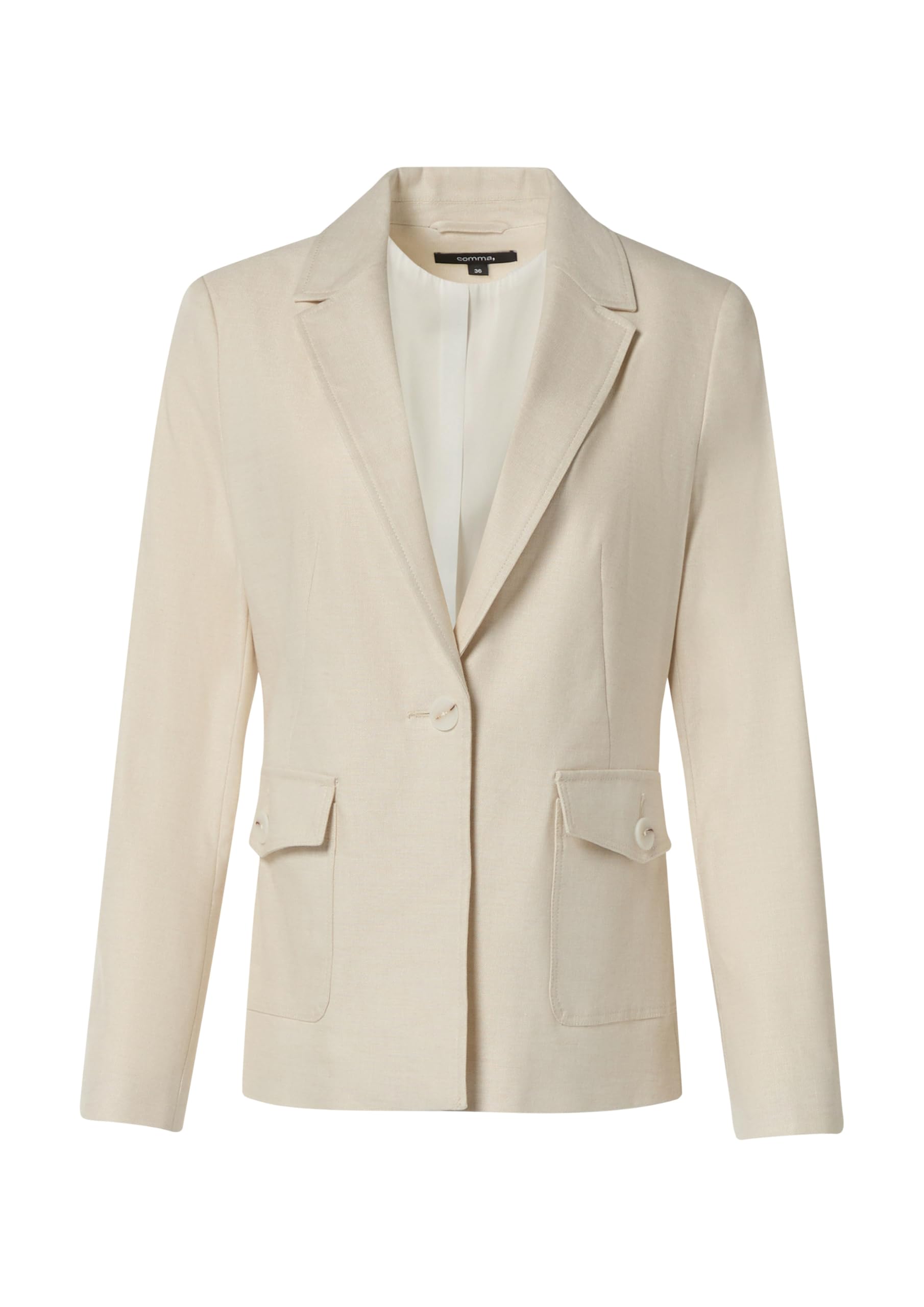comma-blazer-aus-leinenmix-damenblazer-gr-46 image 3