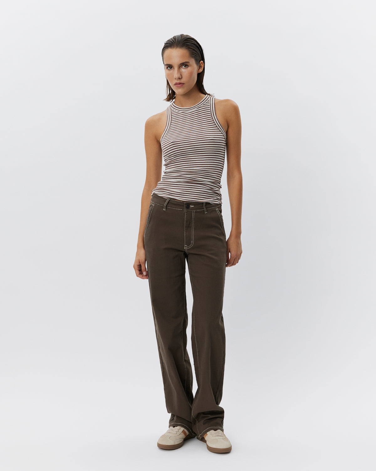 sofie-schnoor-women-julliesw-top-braun-gestreift-viskose image 2