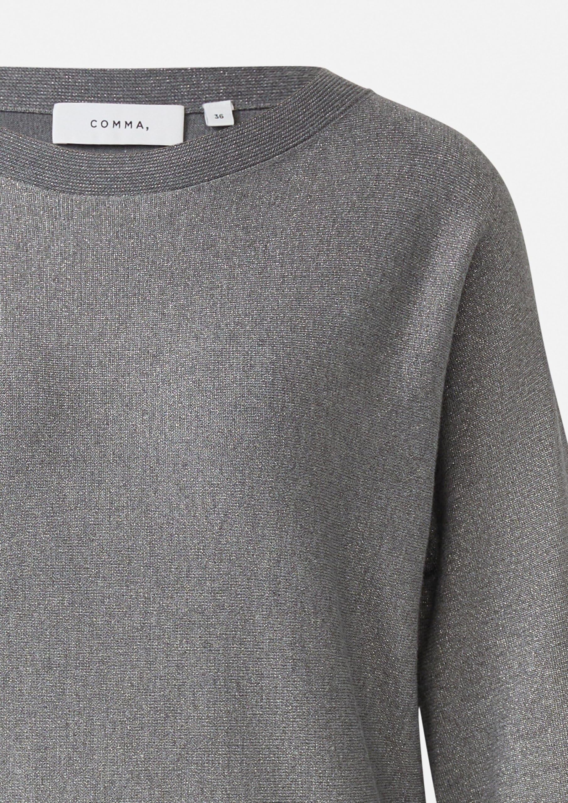 comma-knitwear-feinstrick-pullover-fledermaus-rmel-gr-42-glitzer image 6