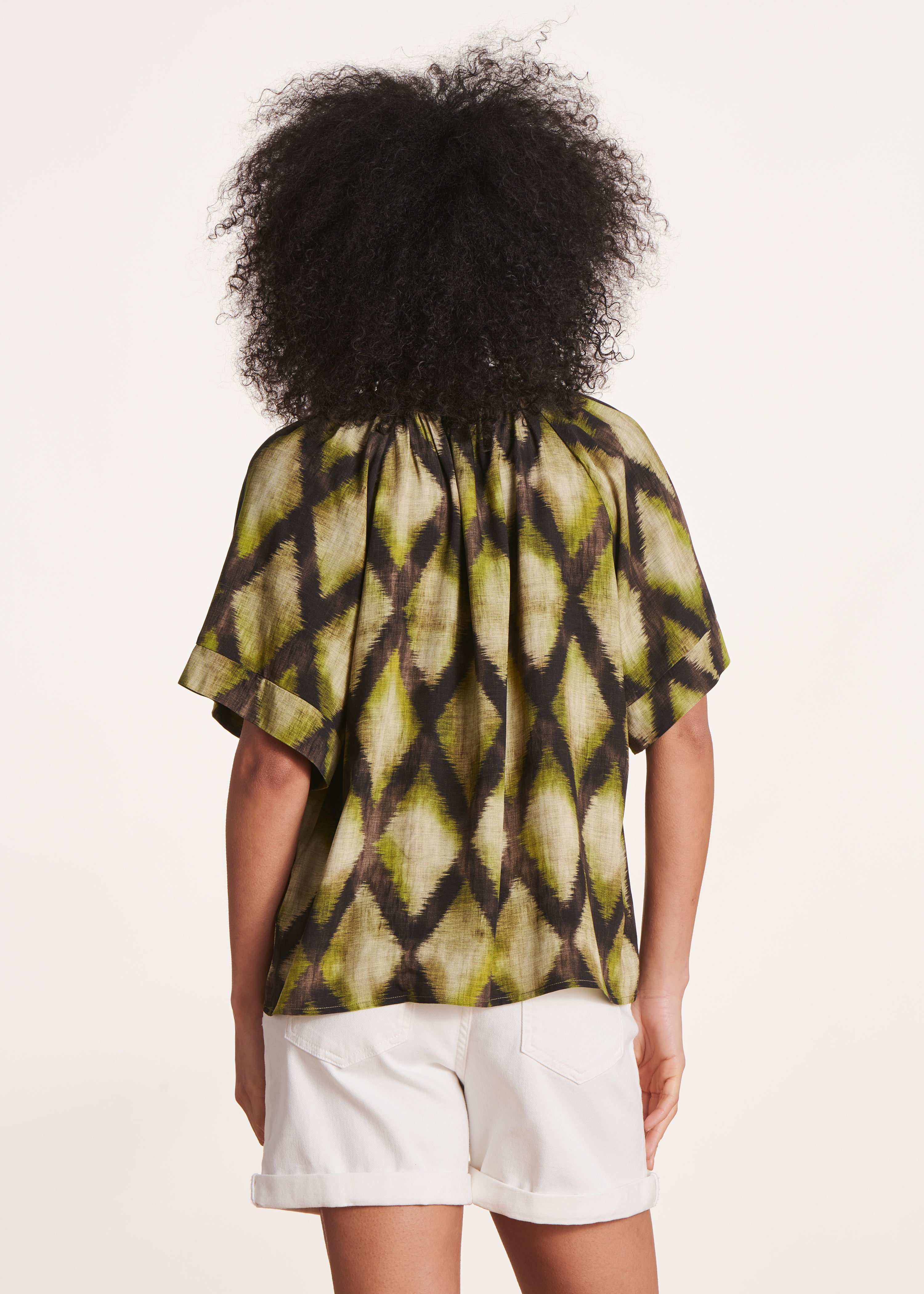 la-f-e-marabout-e-diosiya-top-kaki-print-viskose image 3