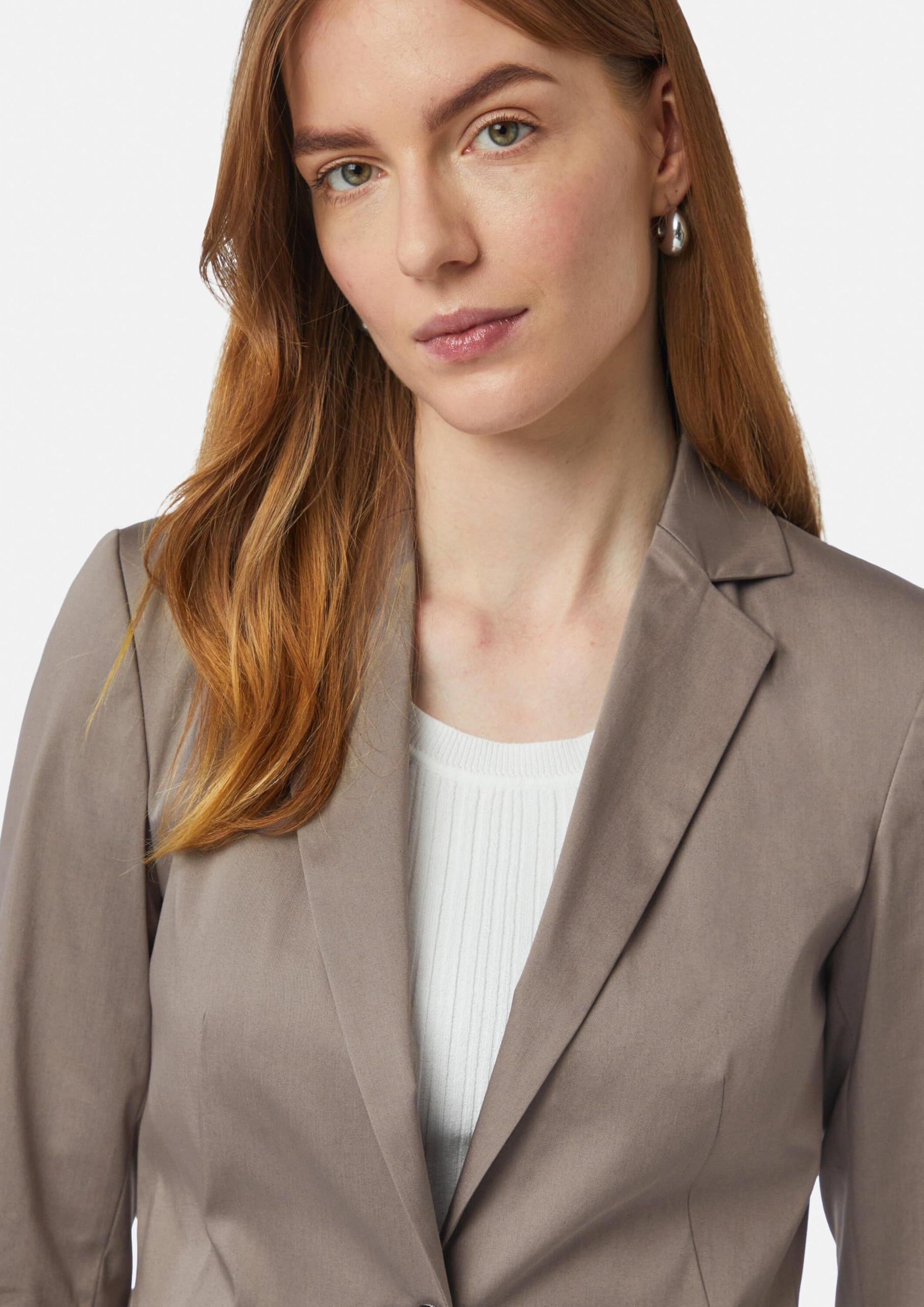 comma-blazer-baumwollstretch-tailliert-reverskragen-business image 4