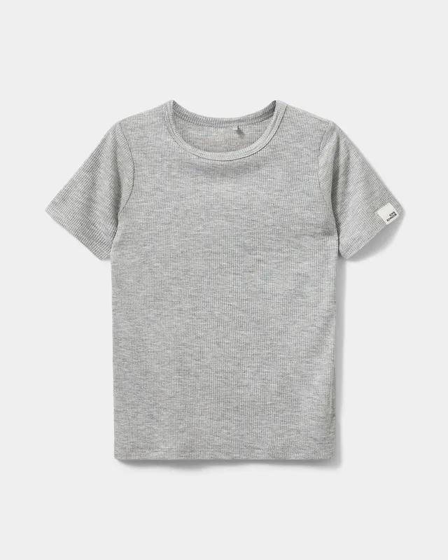 sofie-schnoor-kids-pipersk-t-shirt-grau-meliert-viskose image 1