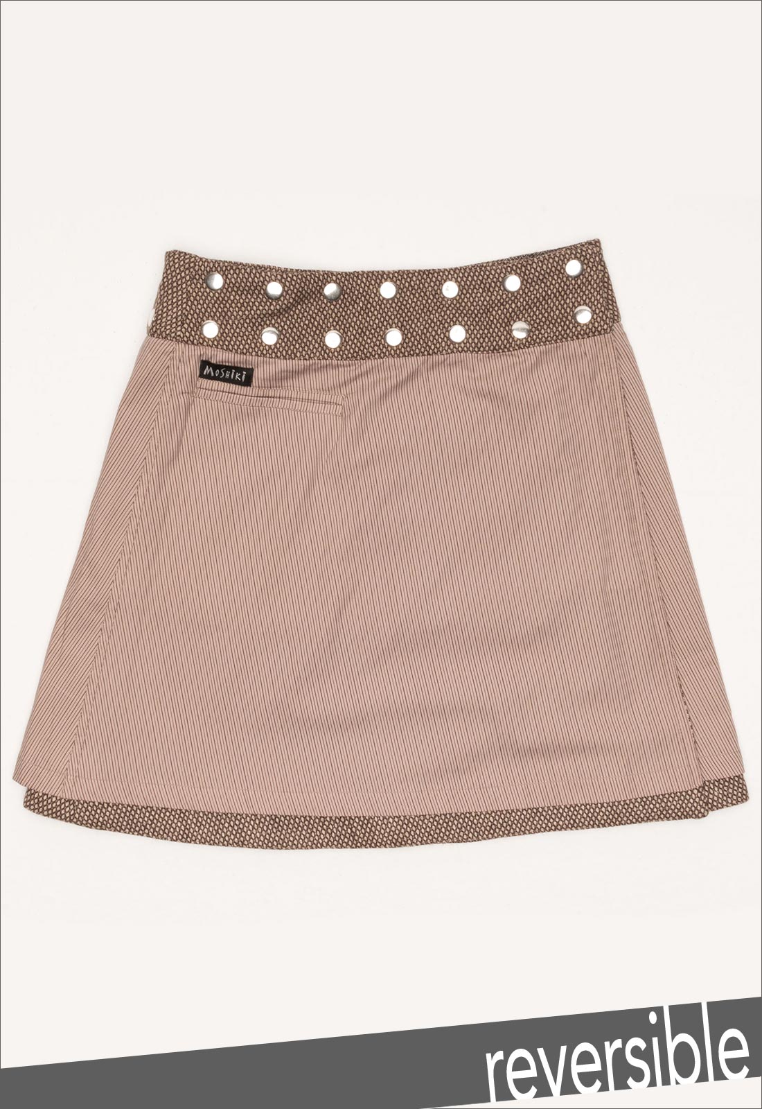 moshiki-hot-cookie-30-tweed-wickelrock-48-cm-gestreift image 3