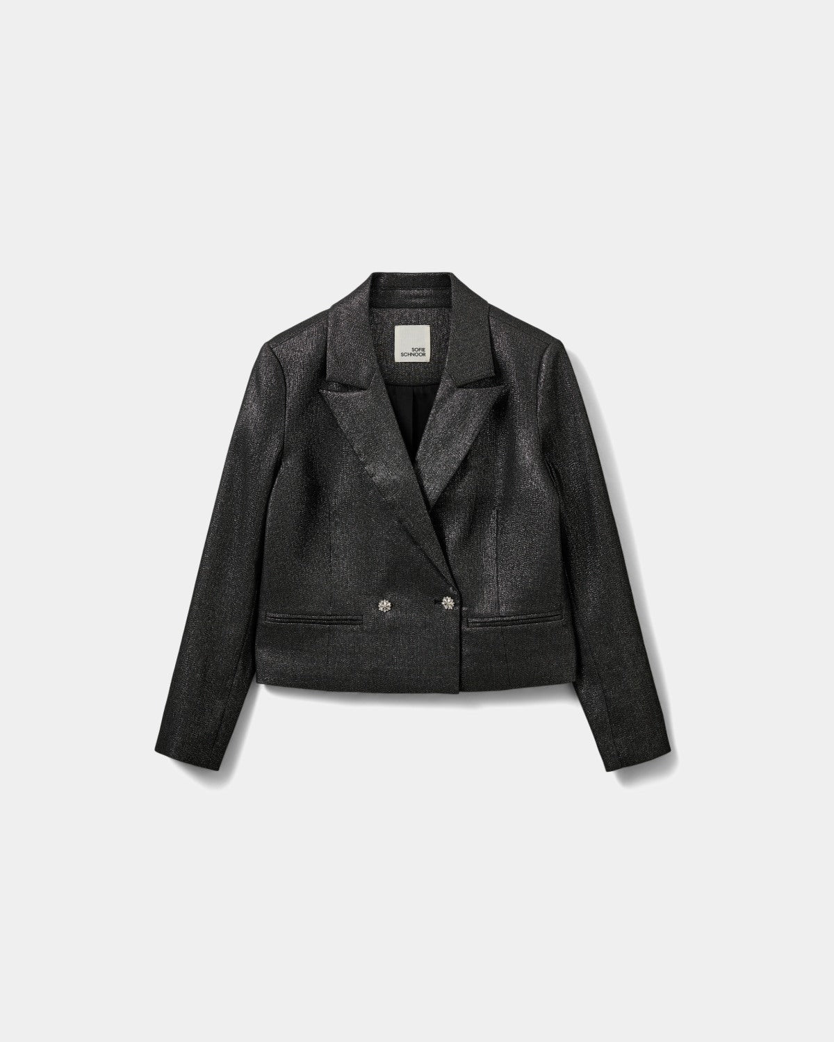 sofie-schnoor-women-imogensw-blazer-cropped-black-glitter image 1