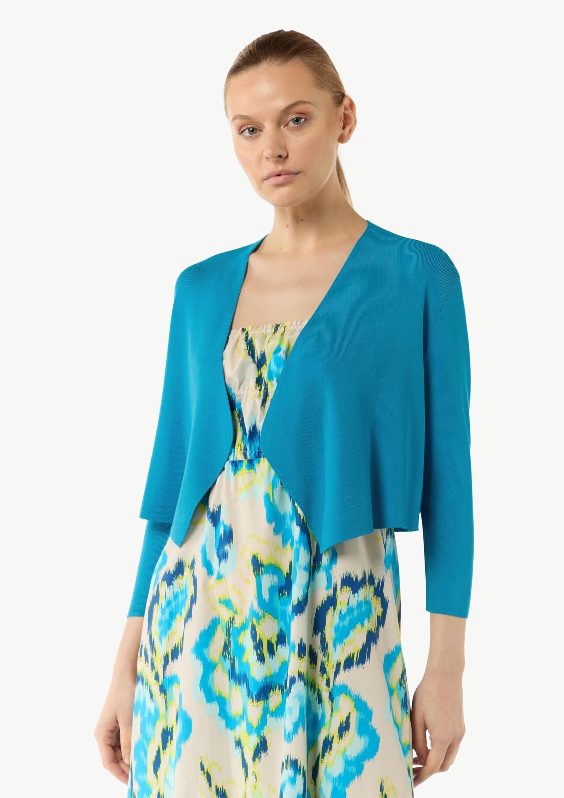 comma-jackets-verk-rzte-strickjacke-viskosemix-s-t-rkis image 5