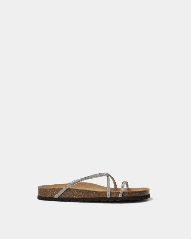 sofie-schnoor-women-erinsw-sandale-silber-glitzer-korksohle image 1