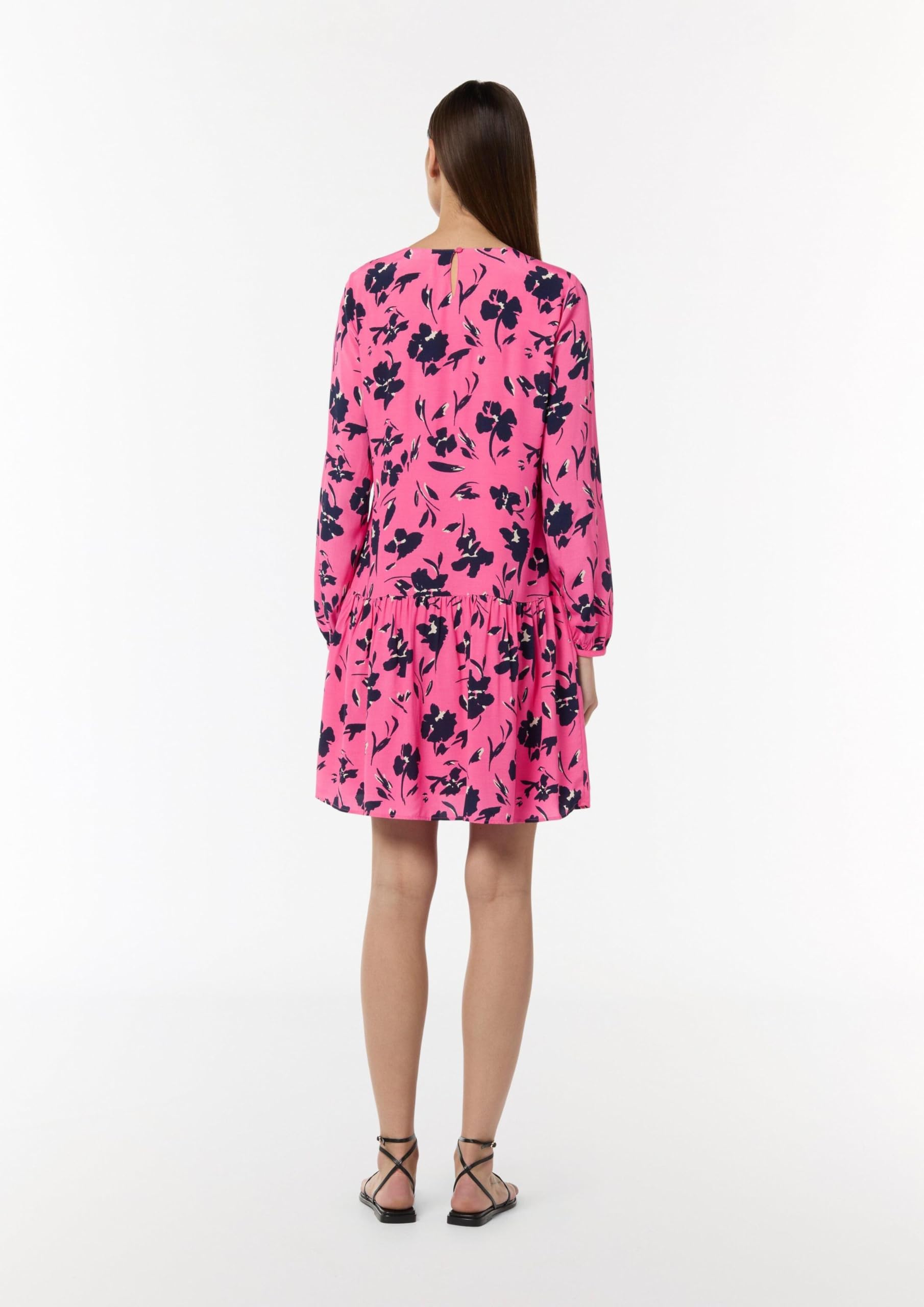comma-minikleid-viskose-pink-gr-38-alloverprint image 7