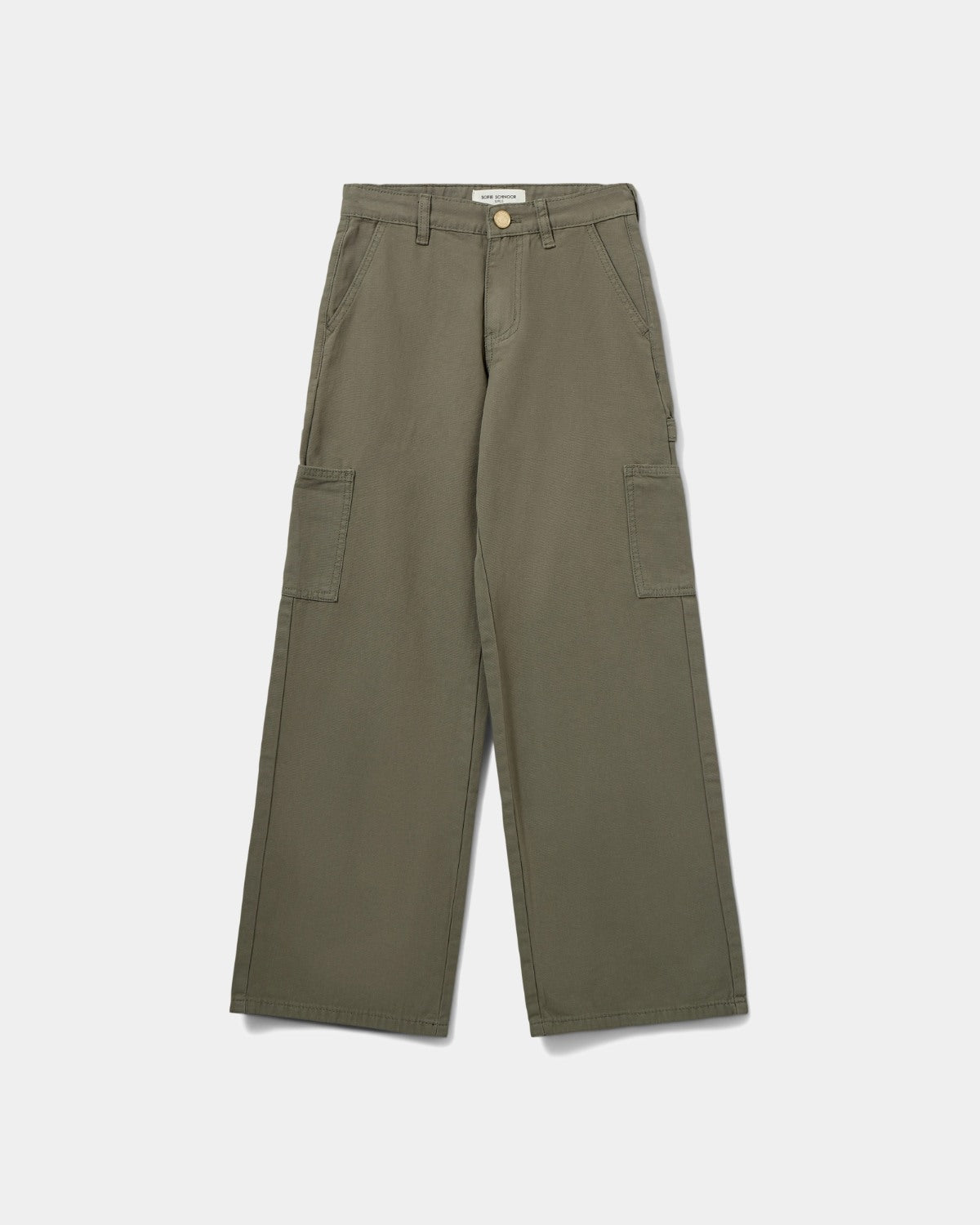 sofie-schnoor-young-gittesy-hose-army-green-baumwolle image 1