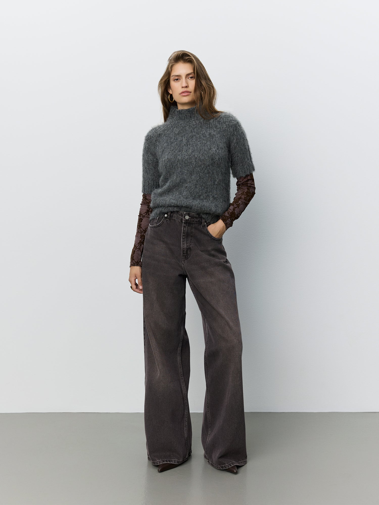 sofie-schnoor-women-saminasw-stricktop-dunkelgrau-xs-wolle image 2