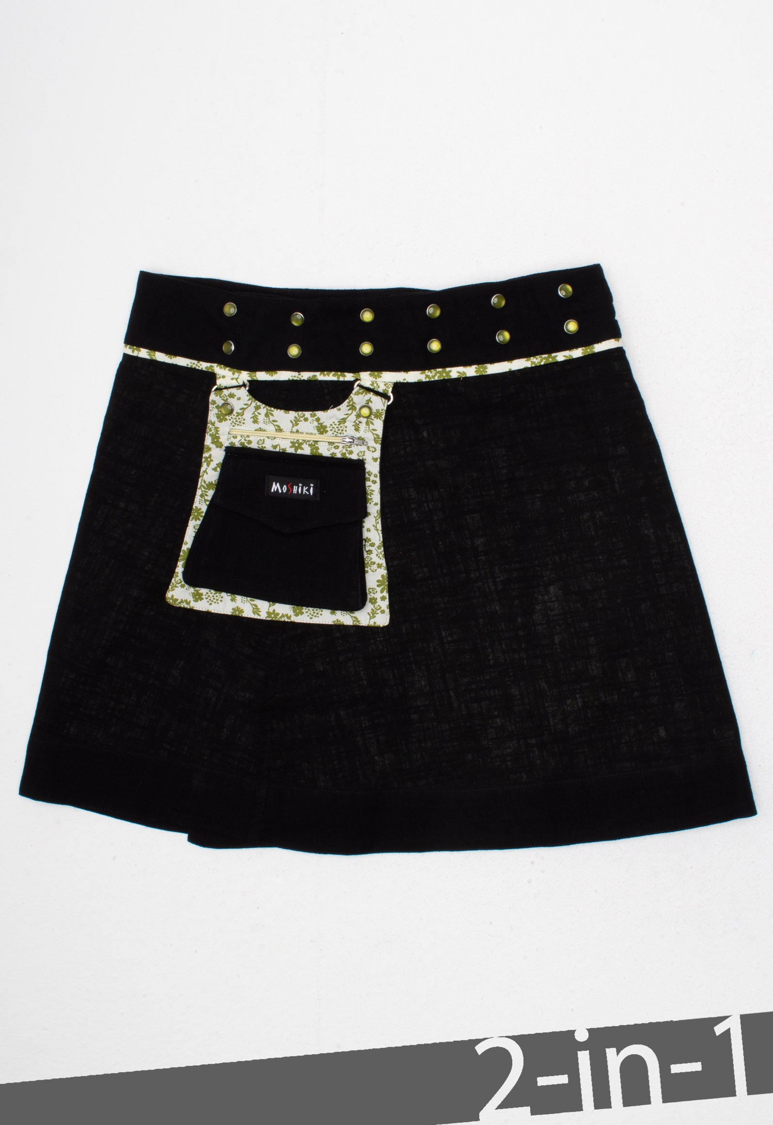 moshiki-hot-cookie-10-wickelrock-45-cm-schwarz-baumwolle image 2