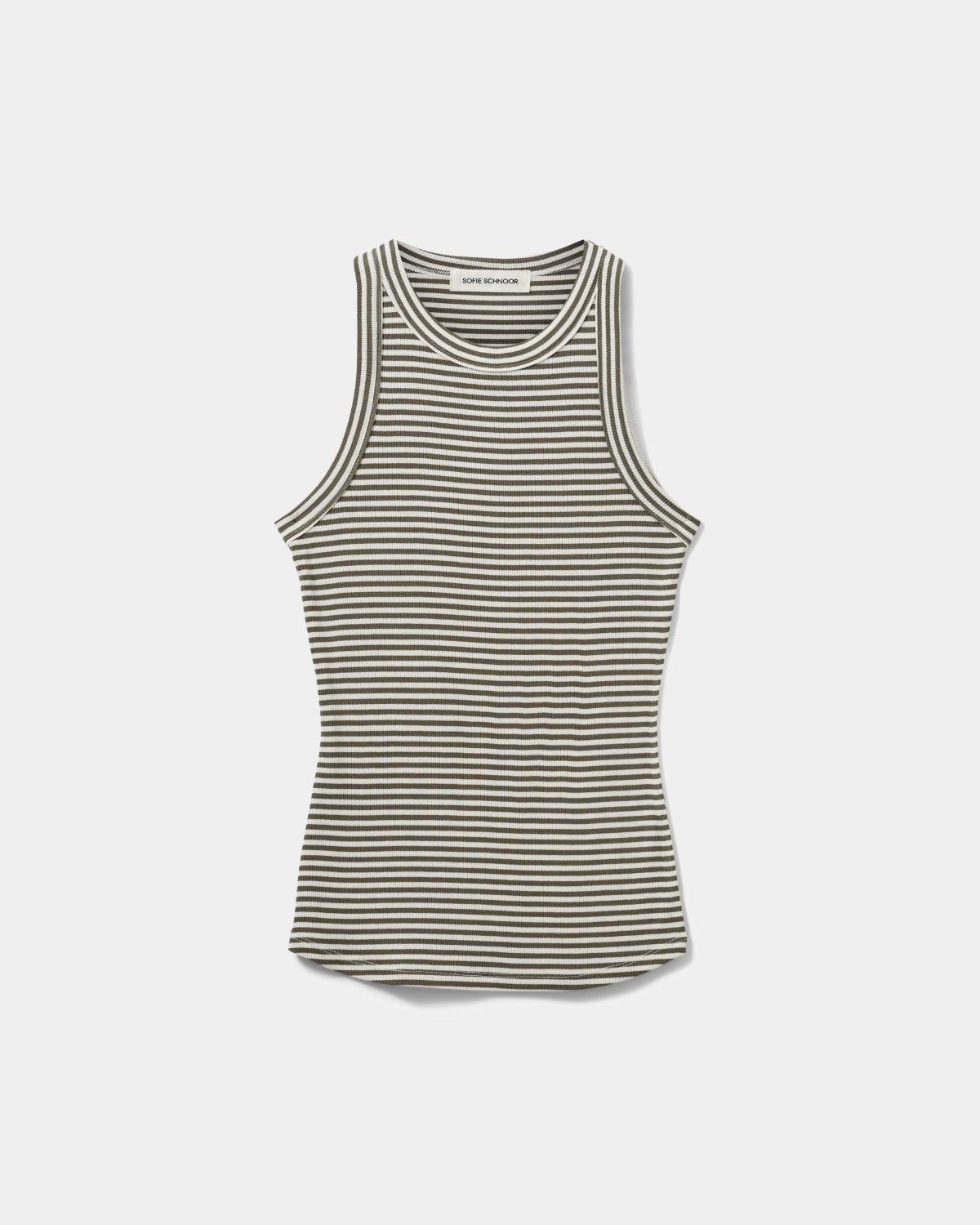 sofie-schnoor-women-julliesw-top-army-striped-viskose image 1