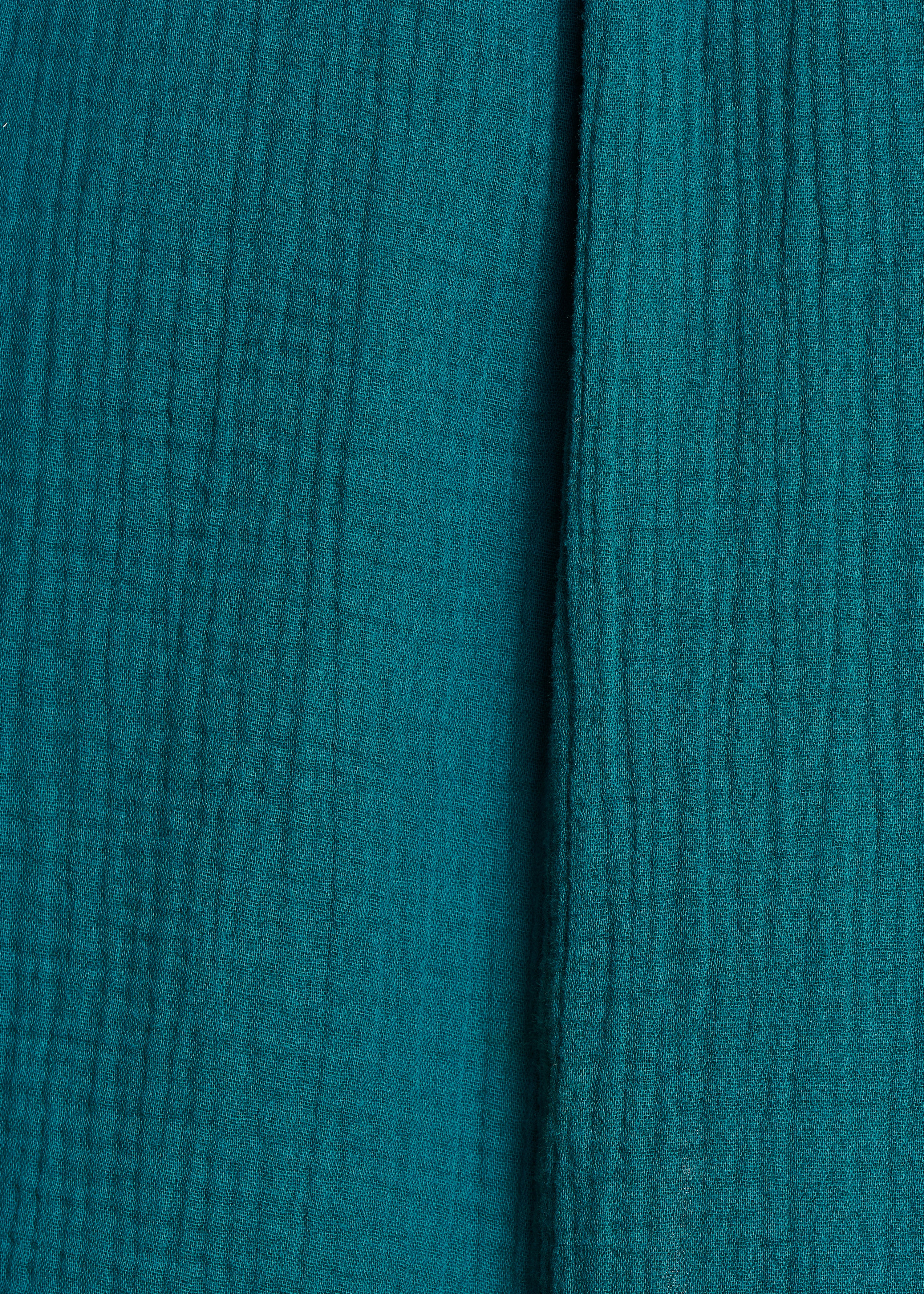 la-f-e-marabout-e-kleid-petrol-bio-musselin-kurz image 3