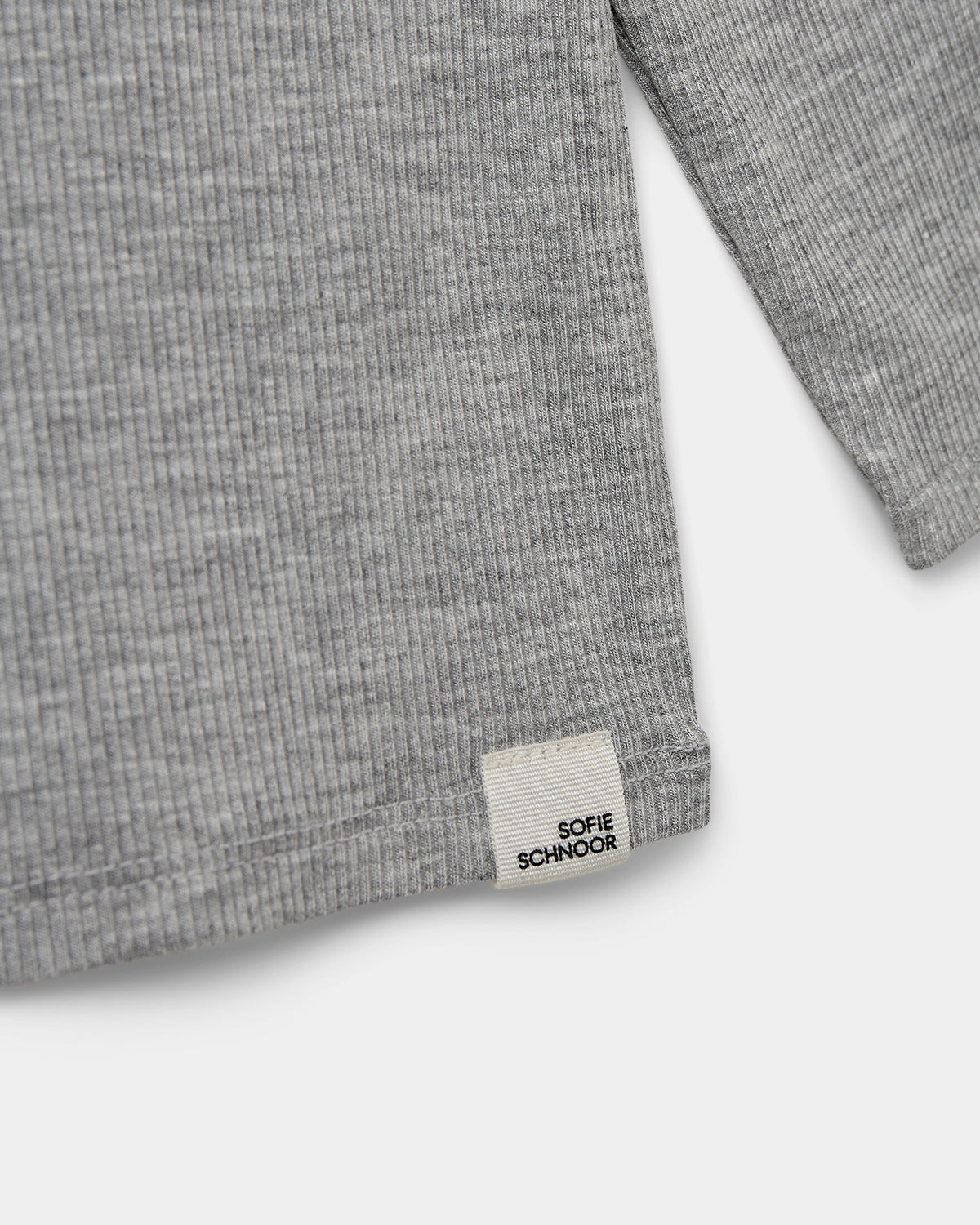 sofie-schnoor-kids-petriciasb-langarmshirt-grey-mel-rippe image 3