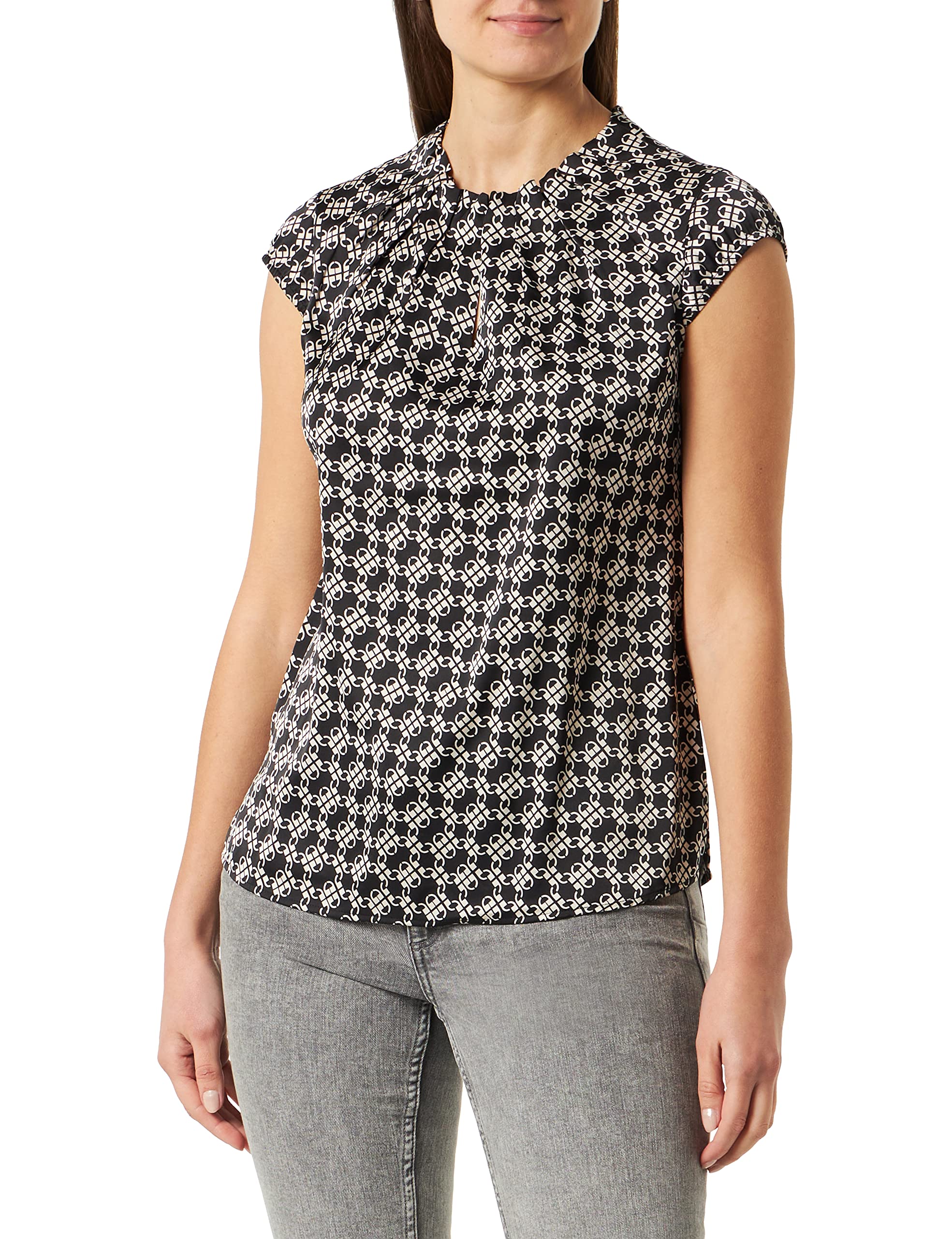 comma-blouses-longbluse-chiffon-gr-40-allover-print image 8
