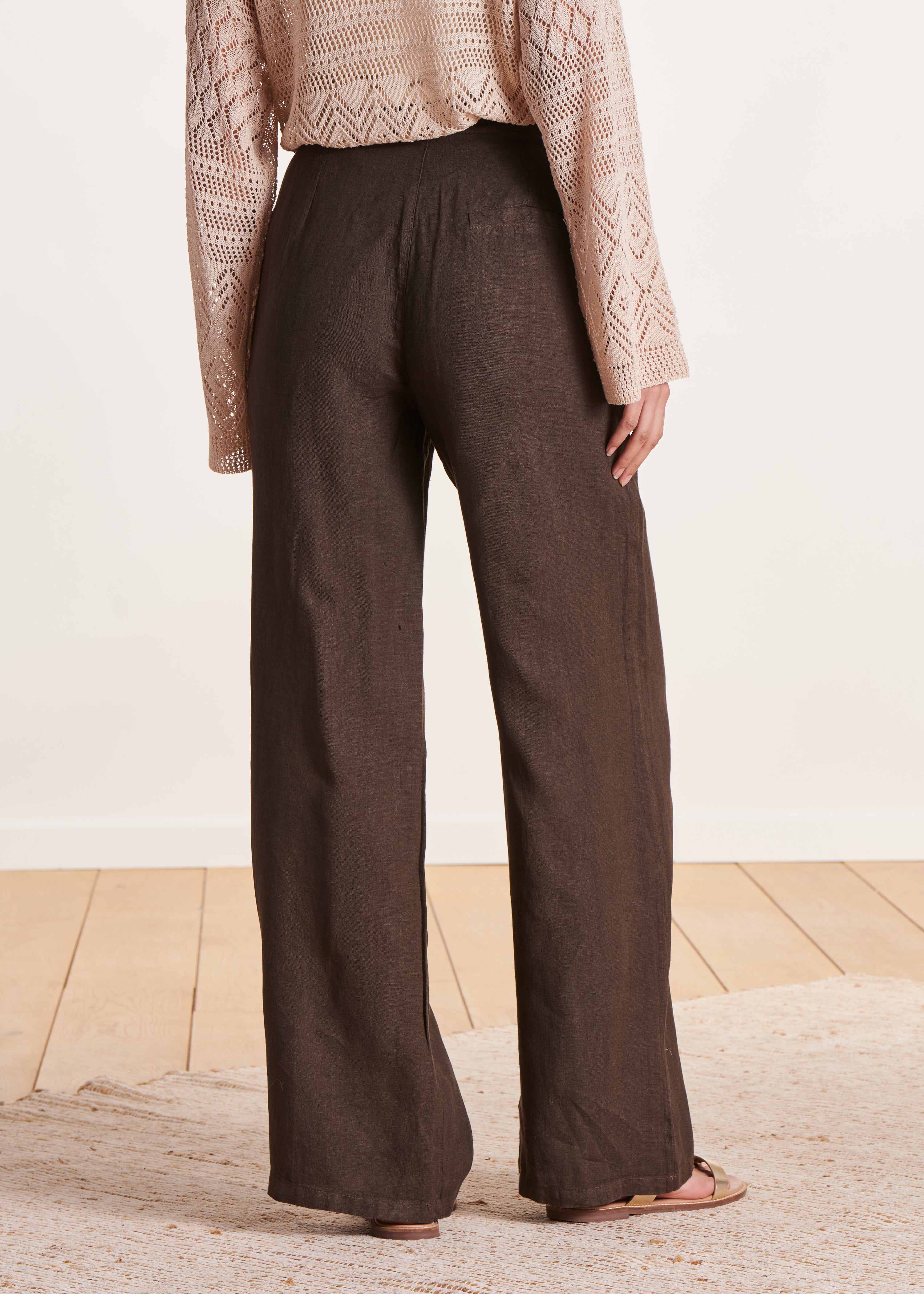 la-f-e-marabout-e-blandin-leinenhose-braun-high-waist image 3