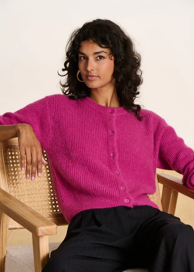 la-f-e-marabout-e-zakaria-strickweste-pink-gr-s-mohair image 1