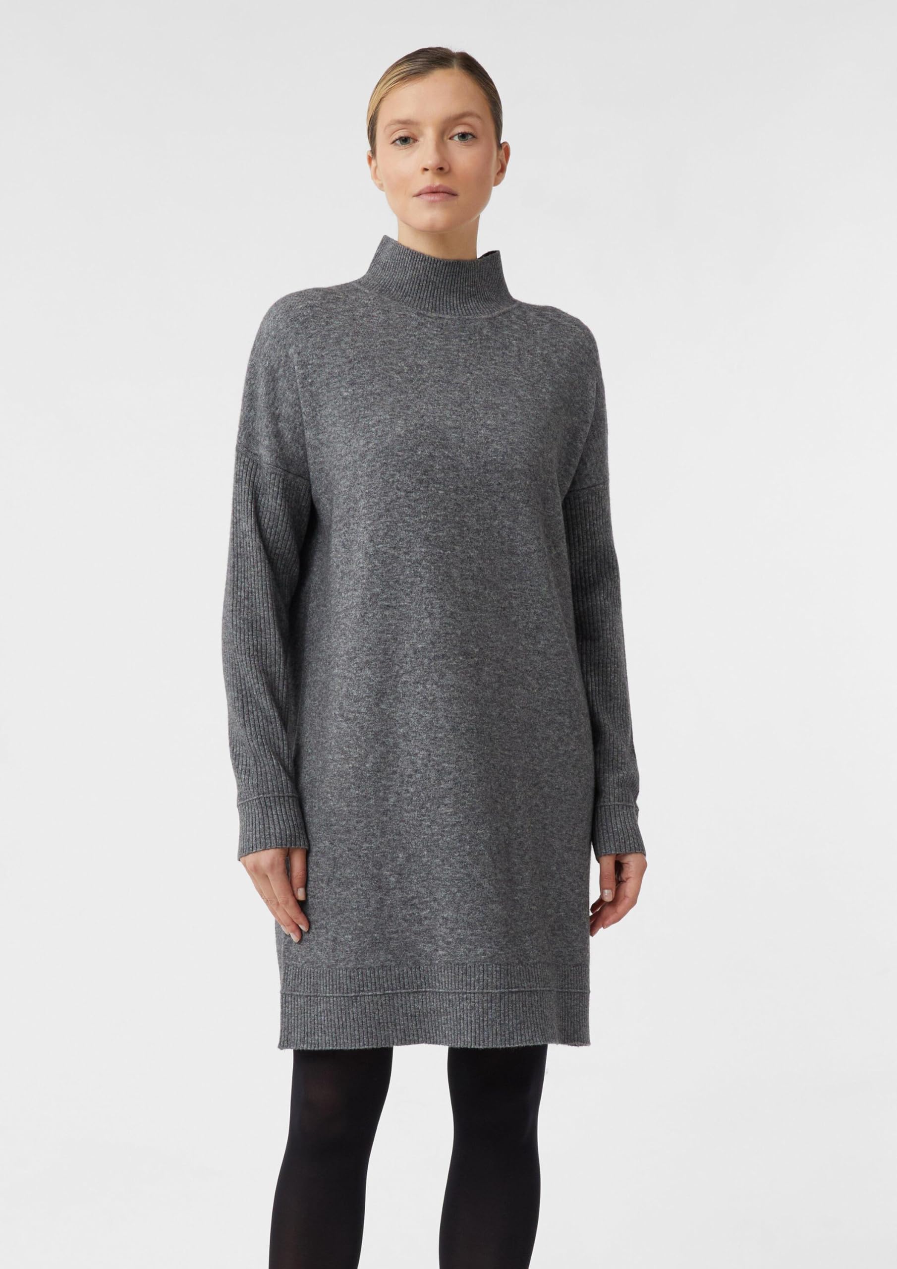 comma-strickkleid-stehkragen-wollmix-kleid-gr-e-m image 6