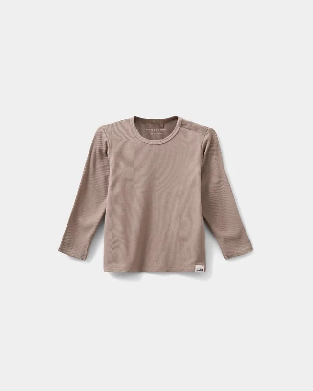 sofie-schnoor-kids-petriciasb-langarmshirt-dark-sand-viskose image 1