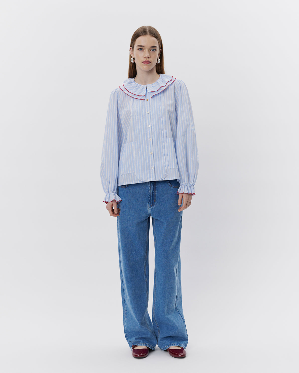 sofie-schnoor-women-alexasw-s251280-hemd-blau-gestreift image 4