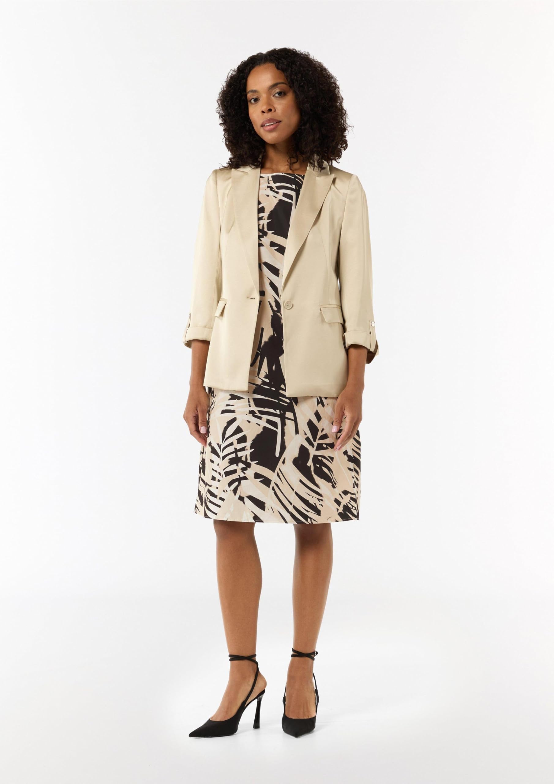 comma-dresses-baumwollkleid-relaxed-schwarz-gr-38 image 5