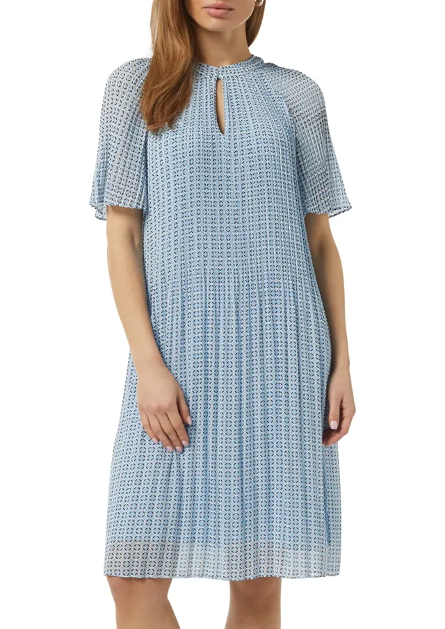 comma-dresses-plissee-kleid-chiffon-midi-gr-e-42 image 1
