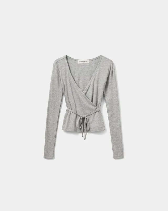 sofie-schnoor-young-joodysy-cardigan-gnos279-grau-meliert image 1