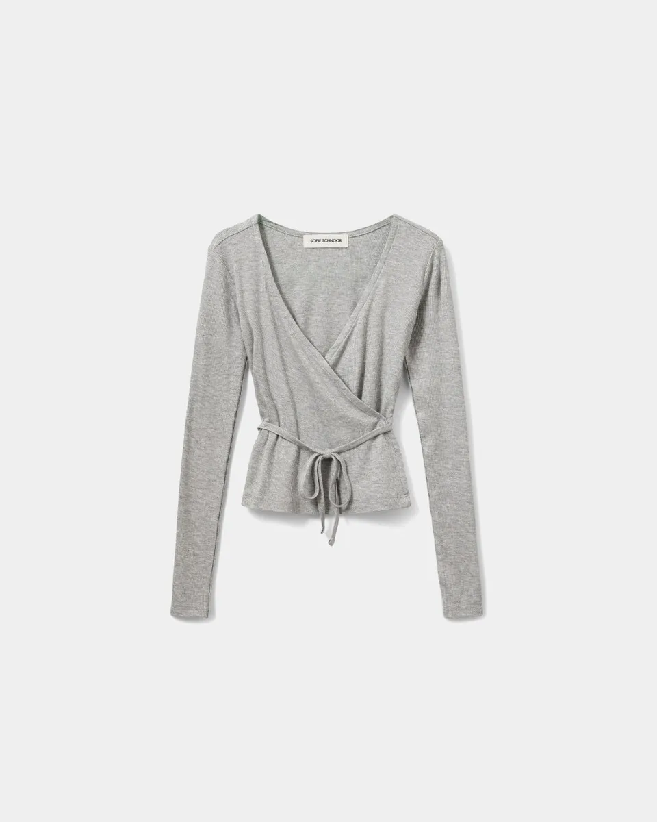 sofie-schnoor-young-joodysy-cardigan-gnos279-grau-meliert image 1