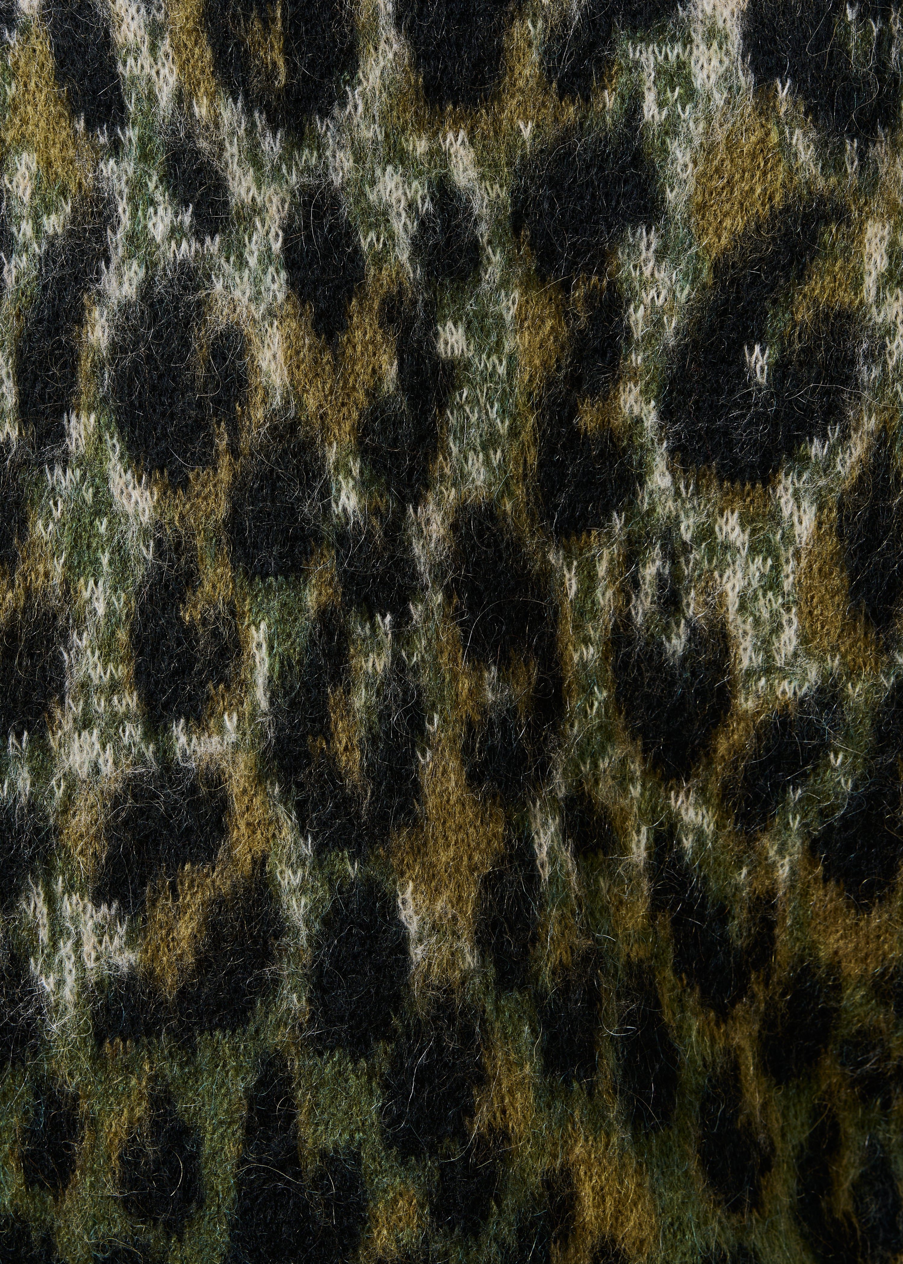 la-f-e-marabout-e-graou-pullover-khaki-animal-oversize image 4