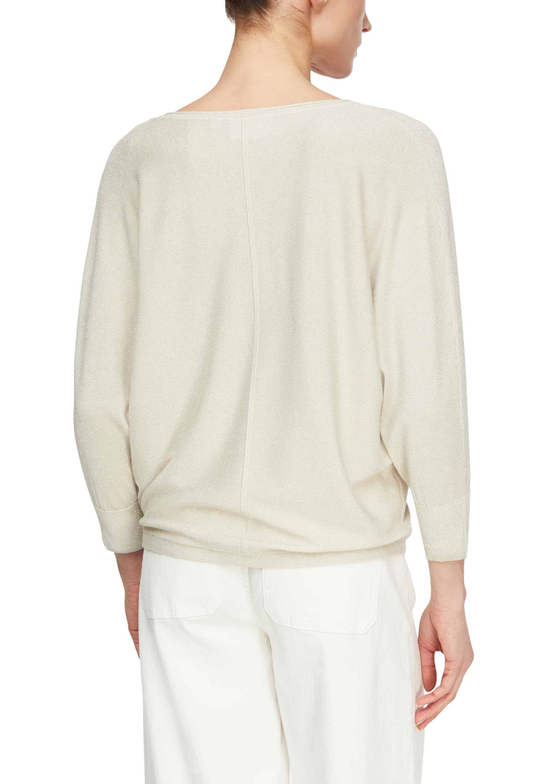 comma-knitwear-strickpullover-oversize-glitzer-gr-l-creme image 2