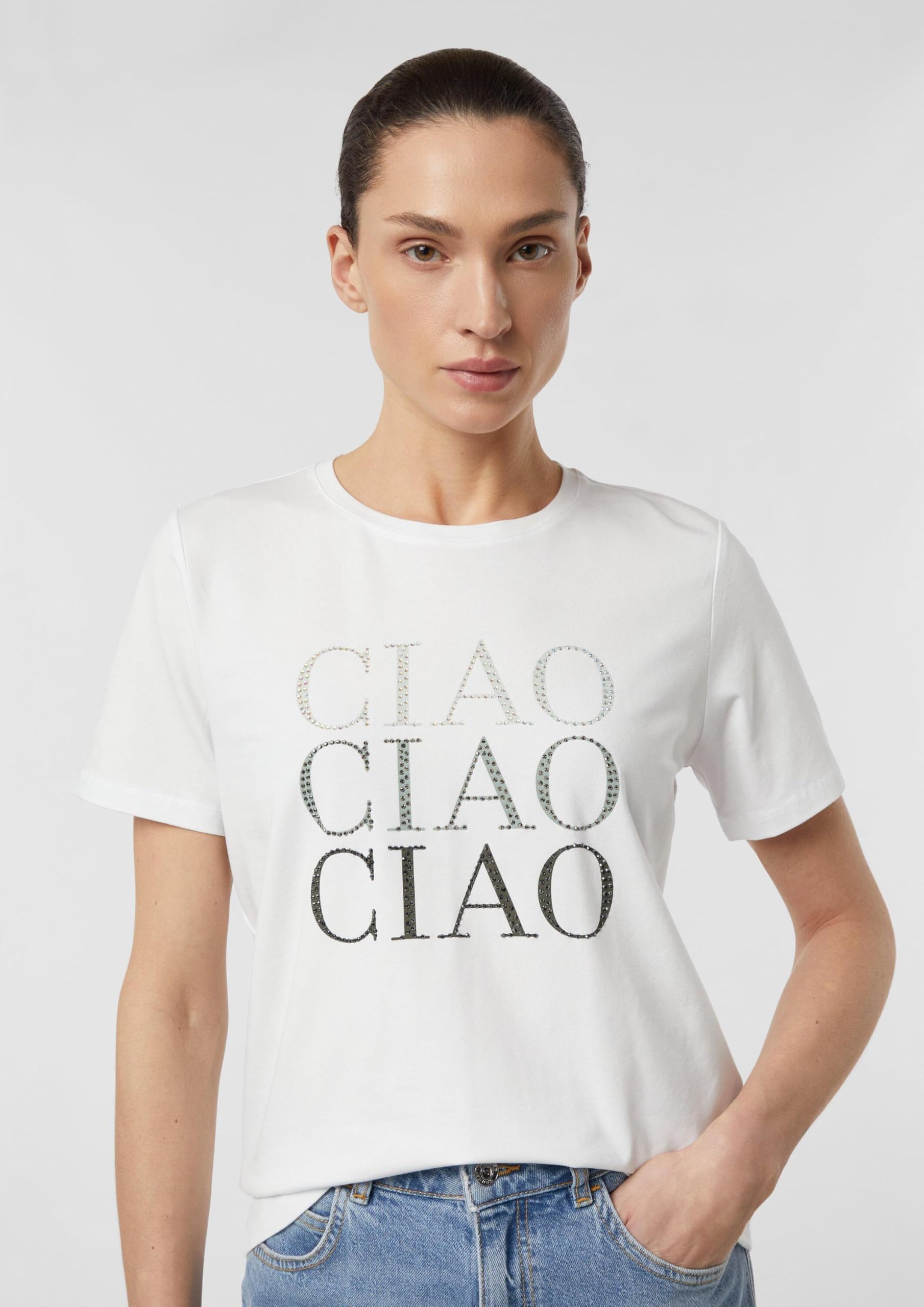 comma-jersey-t-shirt-strasssteinchen-gr-34-print image 3