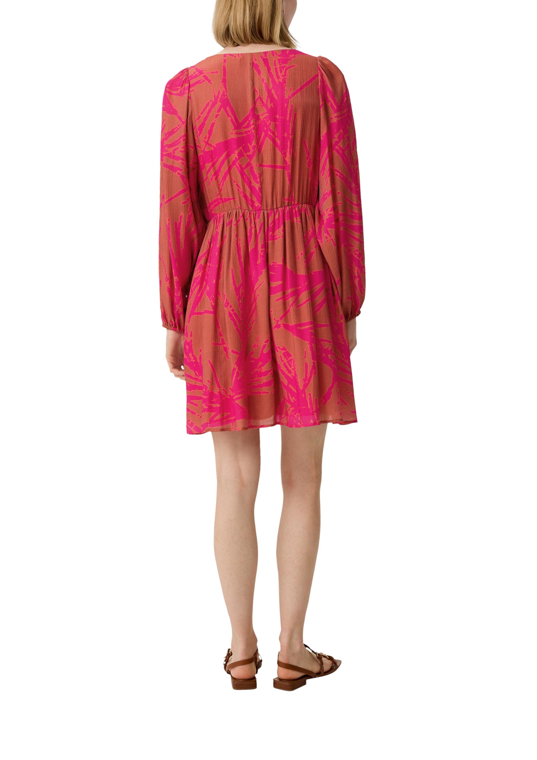 comma-dobby-kleid-damen-gr-34-kurz-allover-print image 2