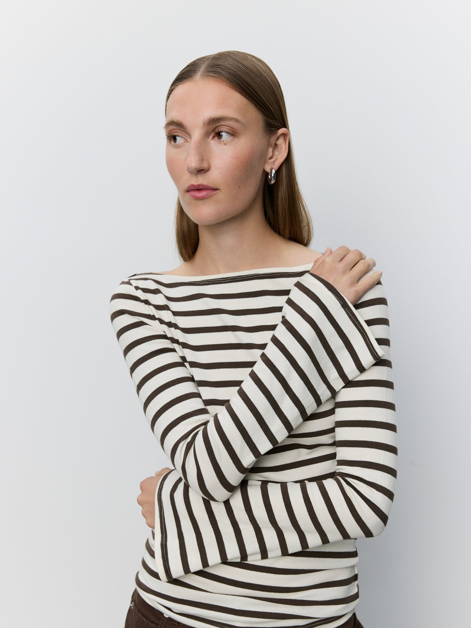 sofie-schnoor-women-cecesw-langarmshirt-brown-striped image 5