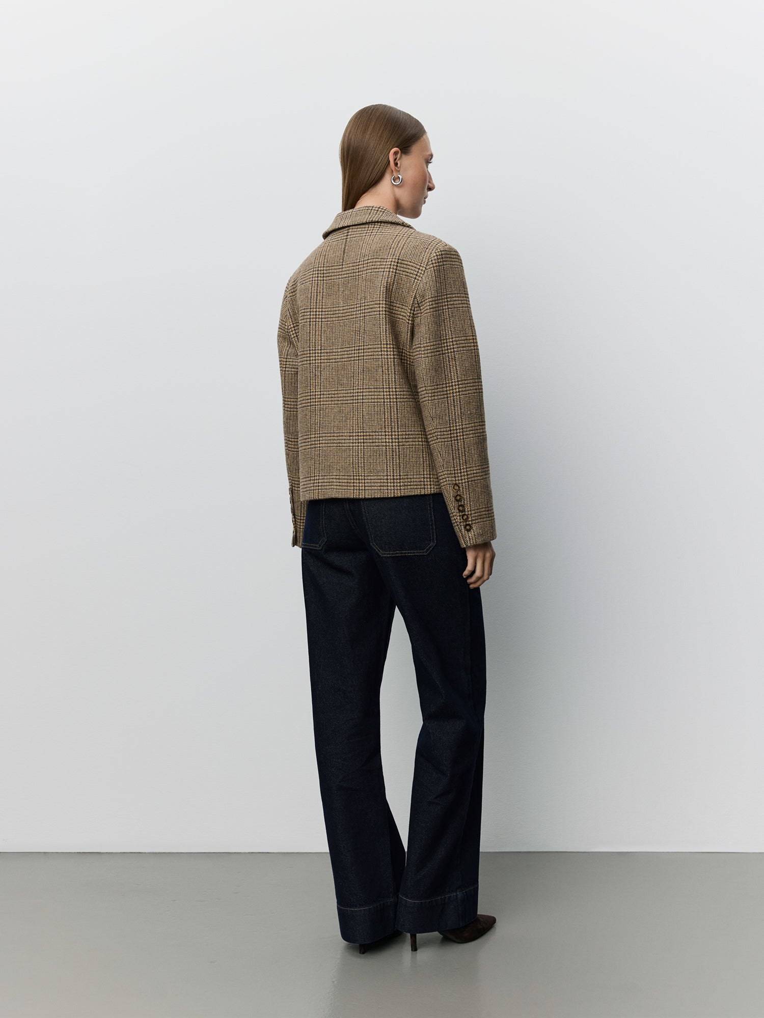 sofie-schnoor-women-ellysw-kurzblazer-brown-check image 4