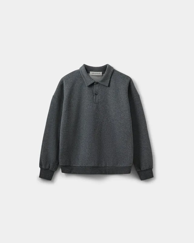 sofie-schnoor-women-lumesw-polo-sweatshirt-grau-relaxed image 1