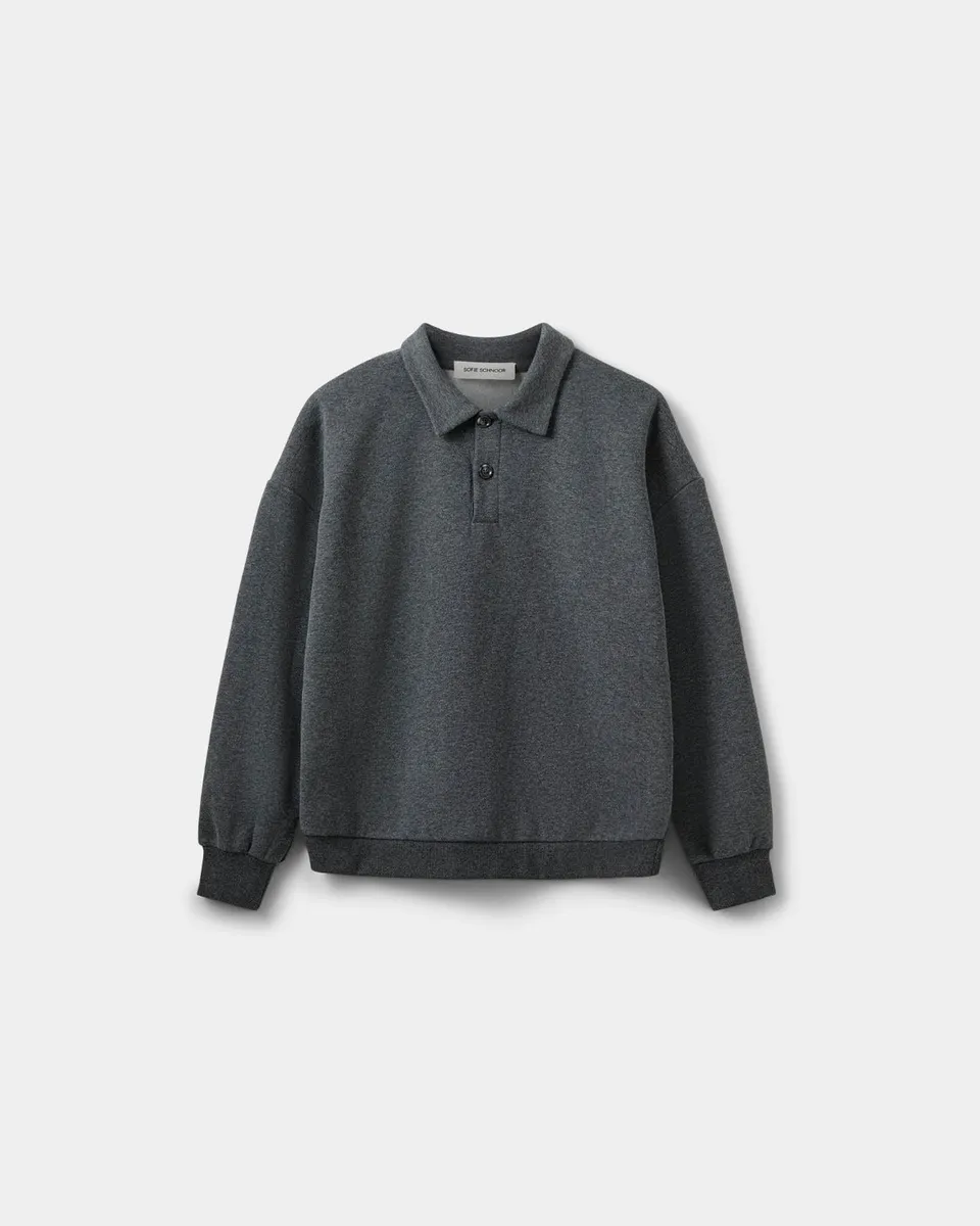 sofie-schnoor-women-lumesw-polo-sweatshirt-grau-relaxed image 1