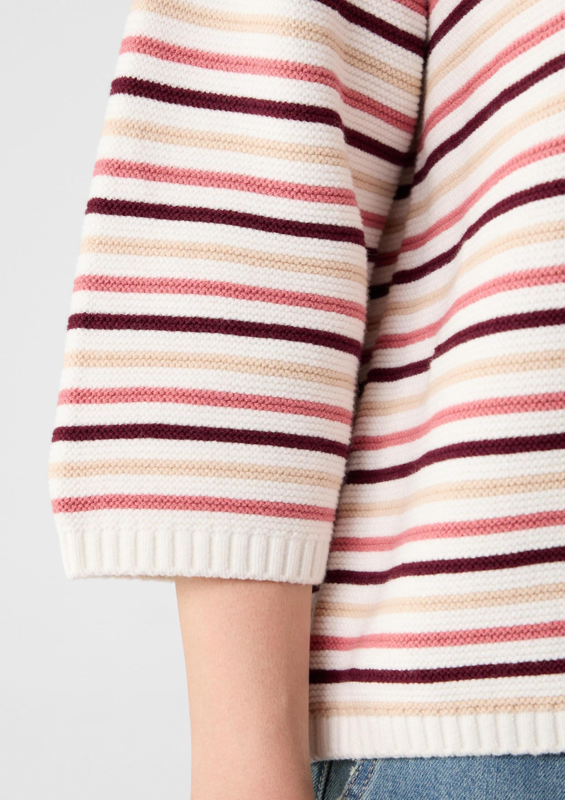 comma-strickpullover-streifen-relaxed-fit-xs-3-4-arm image 6