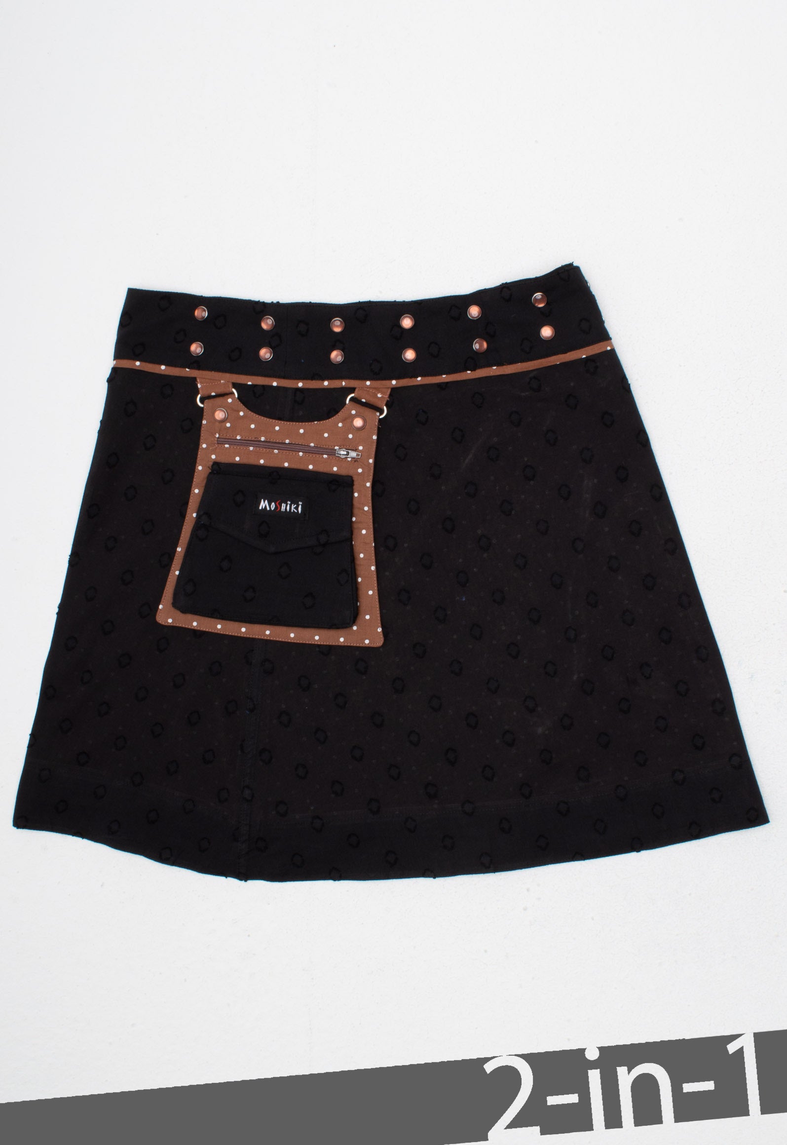 moshiki-hot-cookie-10-cotton-wickelrock-schwarz-45-cm image 2