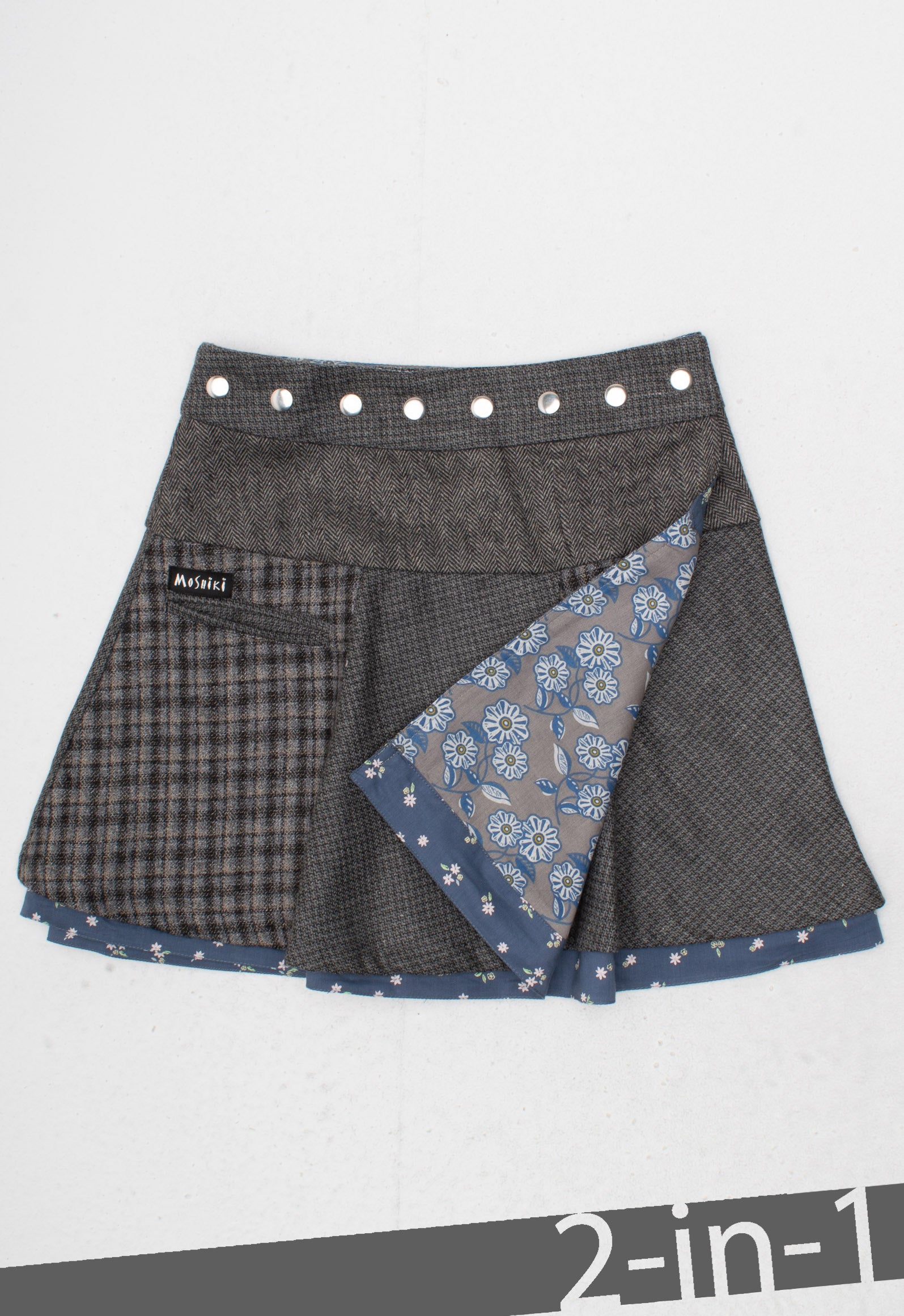 moshiki-hot-cookie-7-wickelrock-tweed-40cm-baumwolle image 1