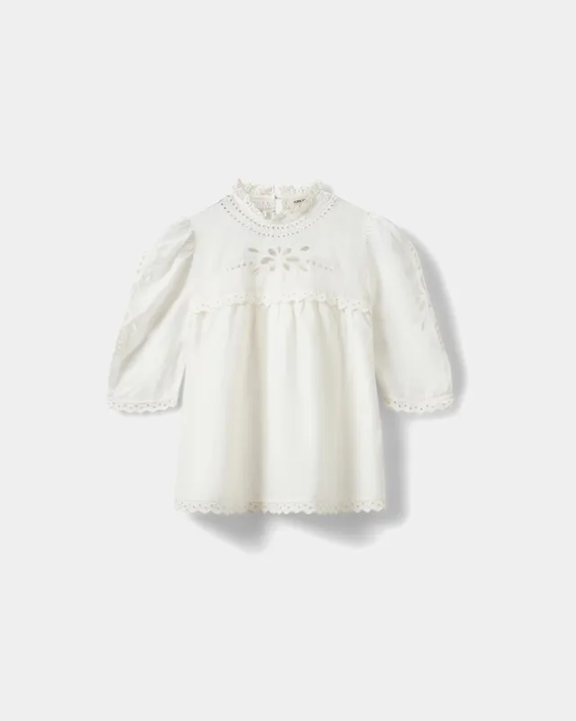 sofie-schnoor-maiasw-spitzentop-cremewei-leinen image 1